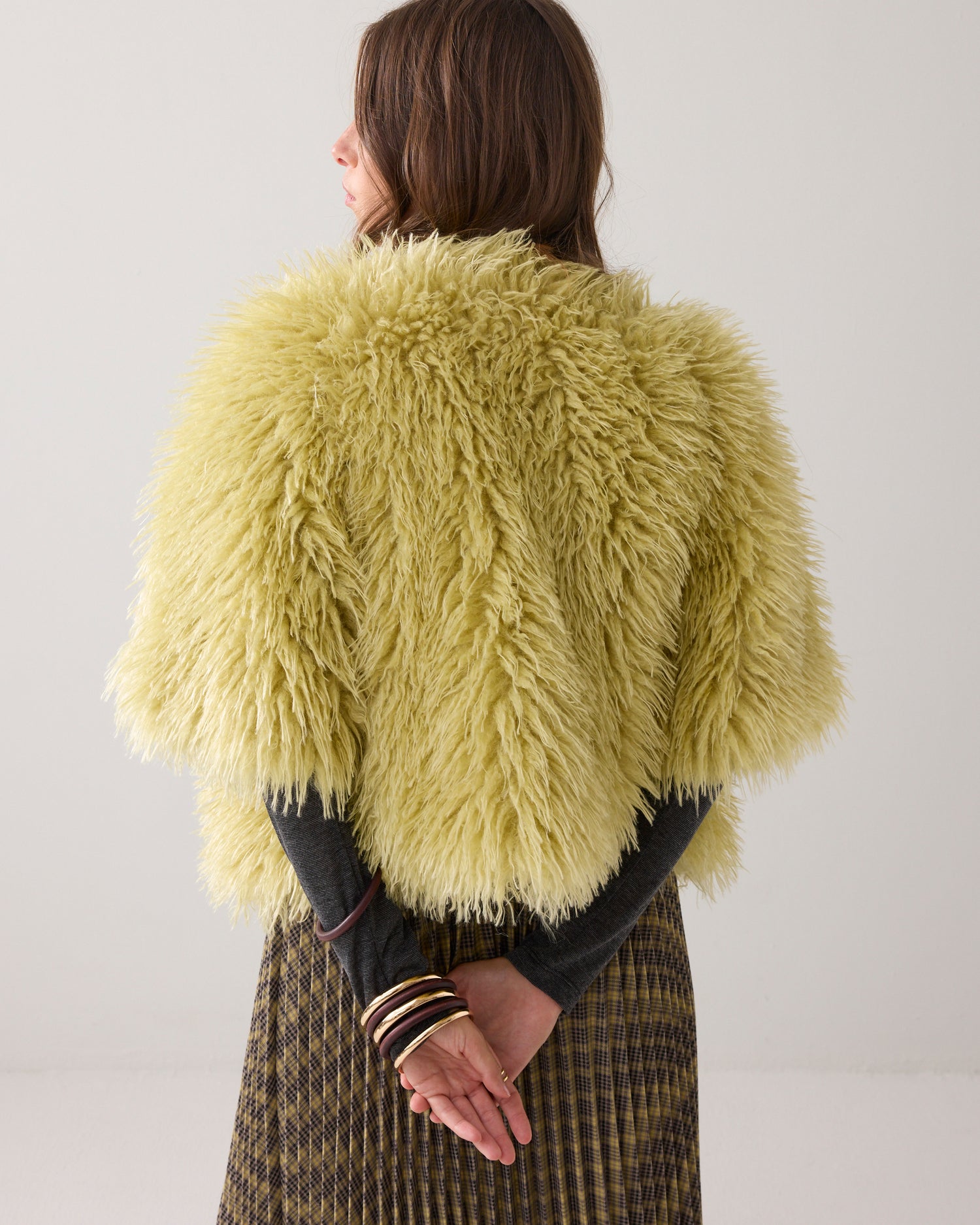Afghaanse faux fur jasje