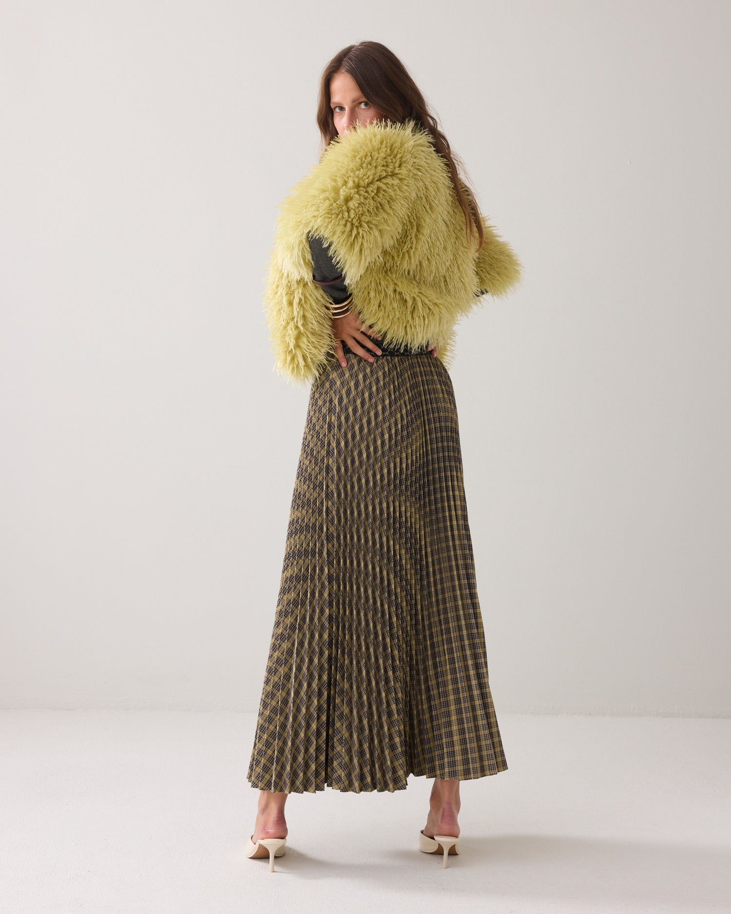 Afghaanse faux fur jasje