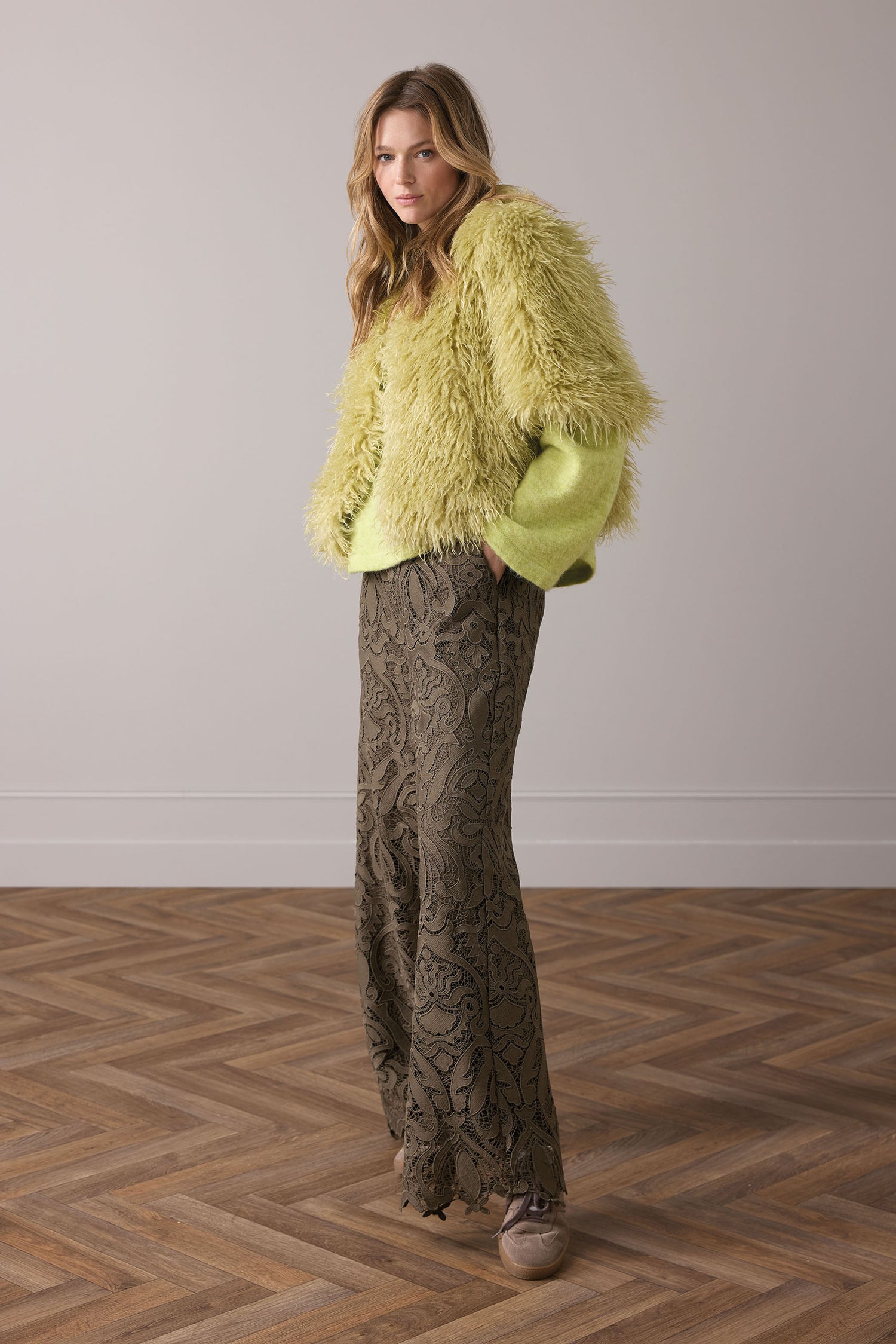 Afghaanse faux fur jasje