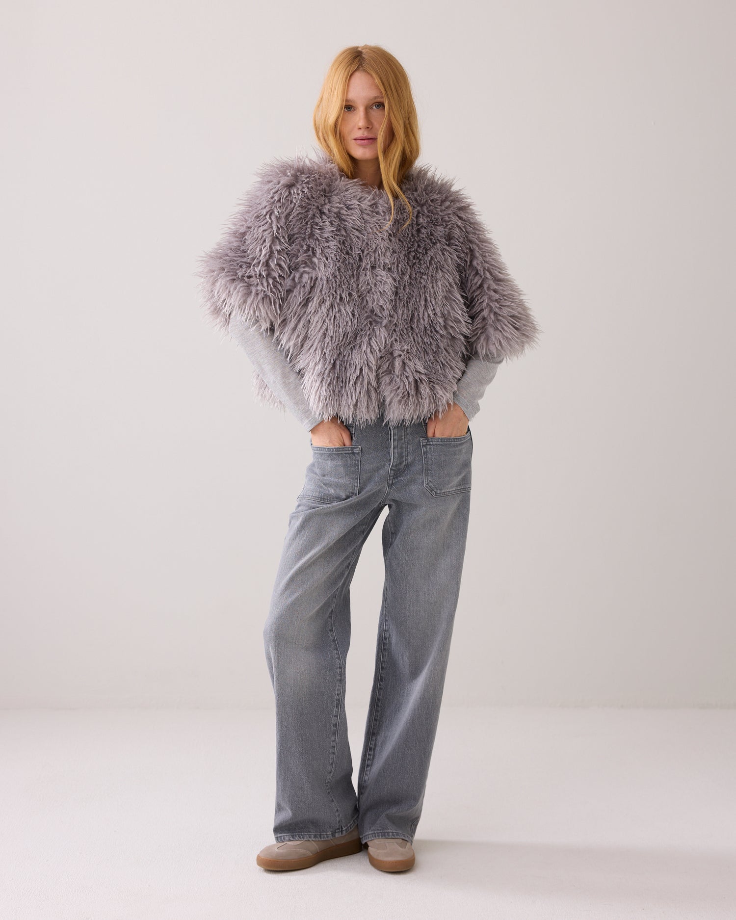 Afghaanse faux fur jasje