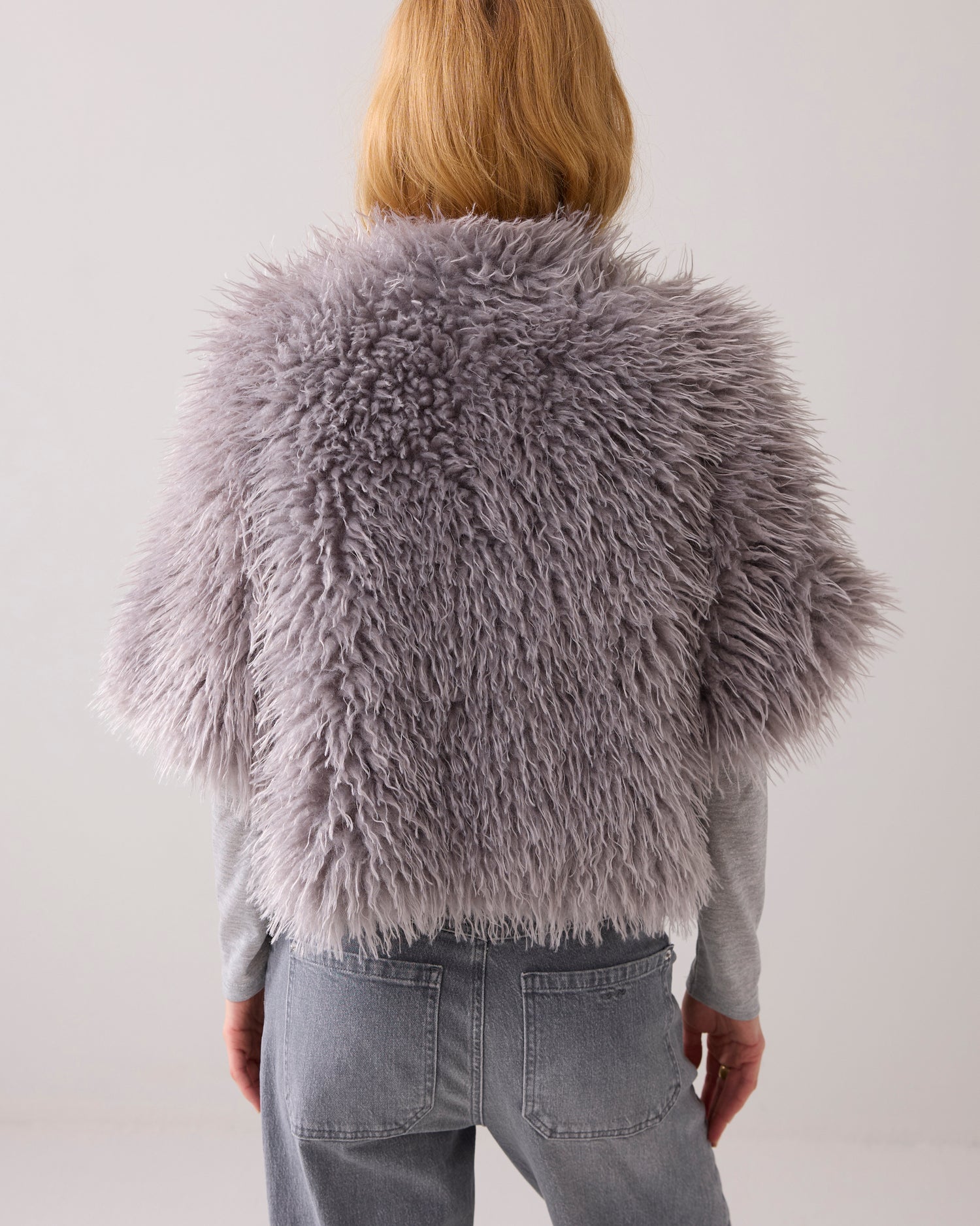 Afghaanse faux fur jasje