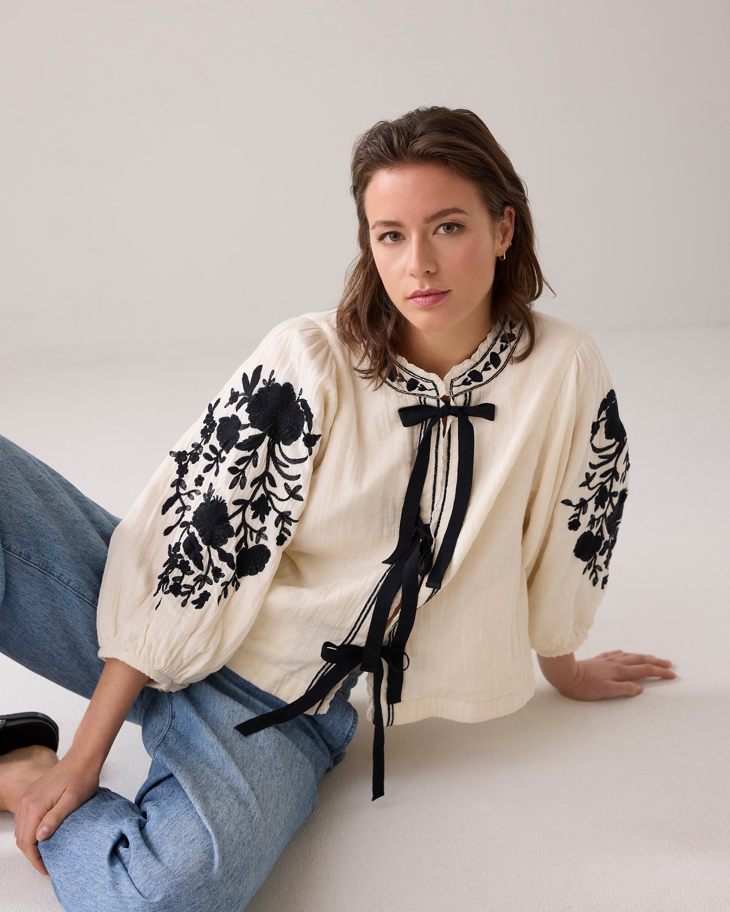 Bohemian blouse jacket