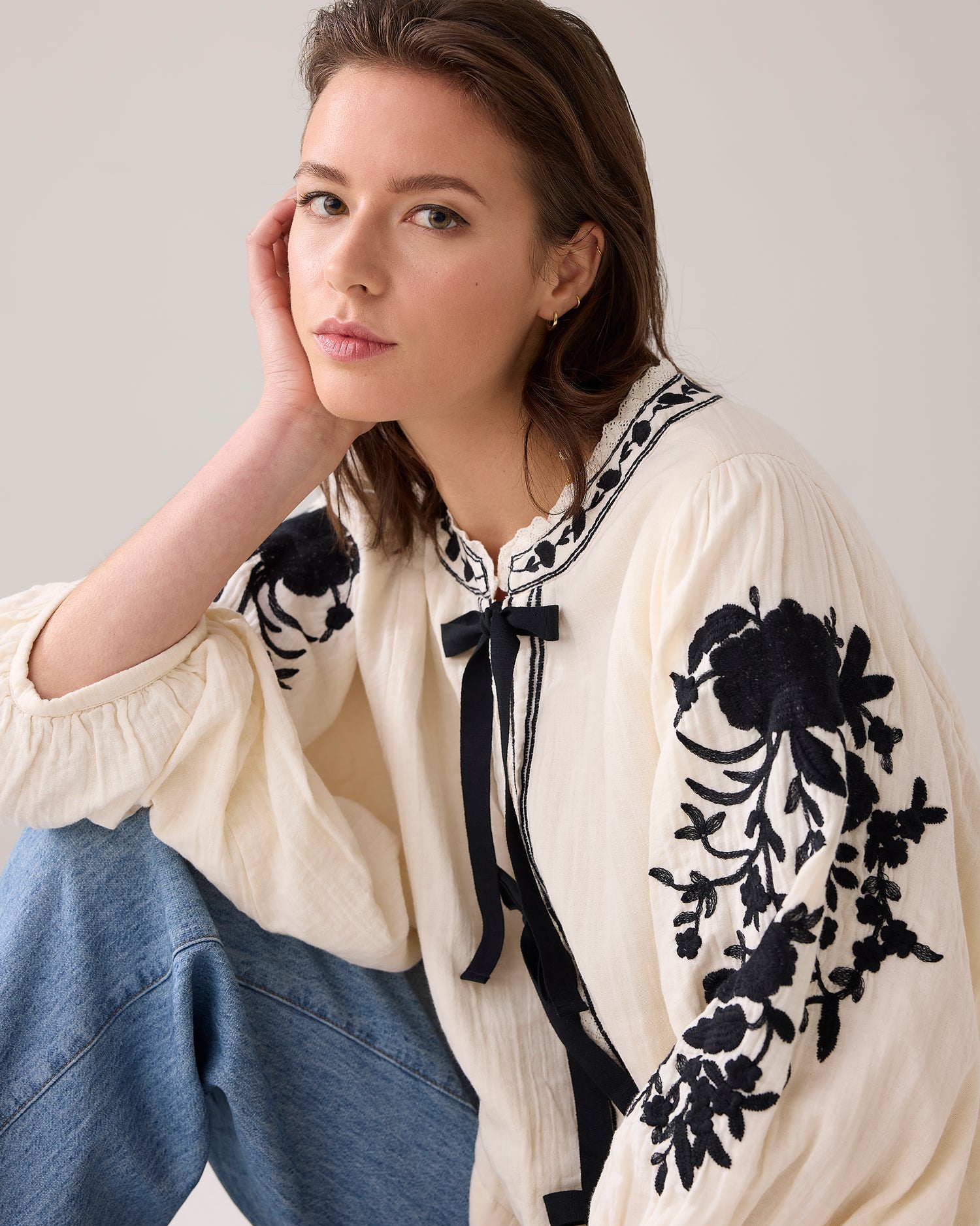 Bohemian blouse jacket