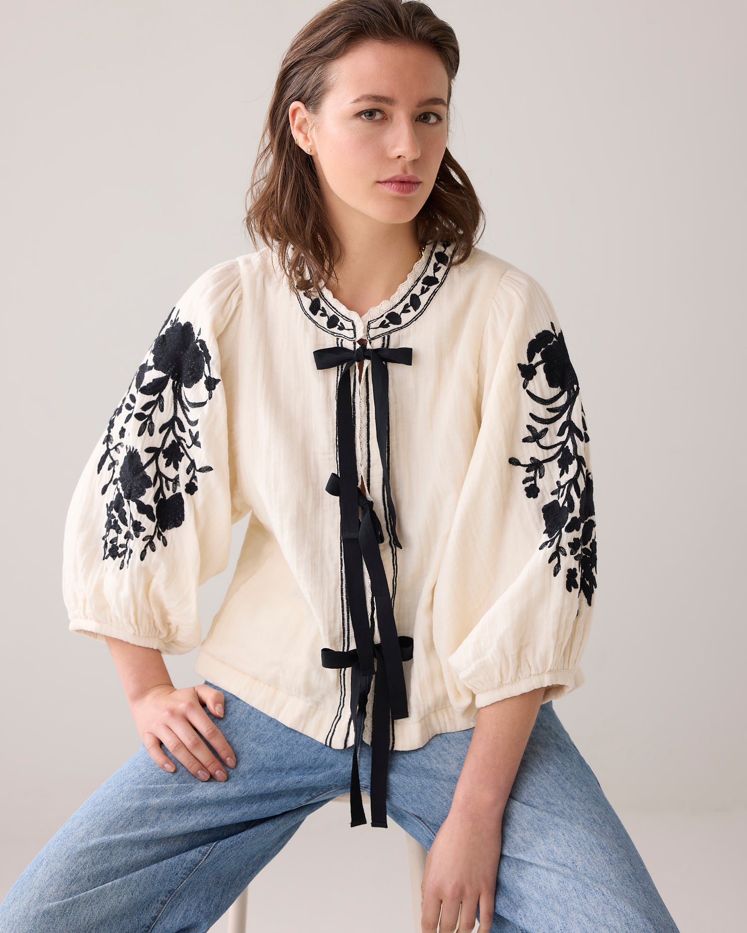 Bohemian blouse jacket