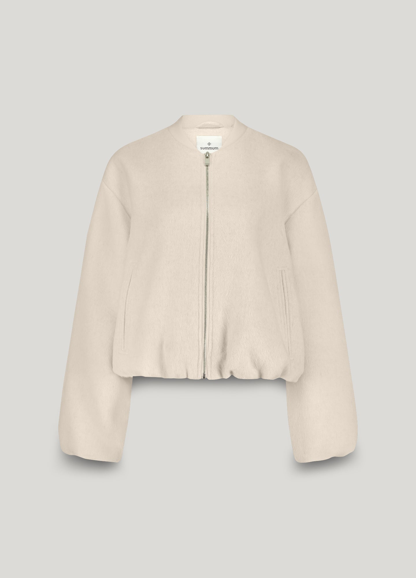 Bomber jacket in wool blend