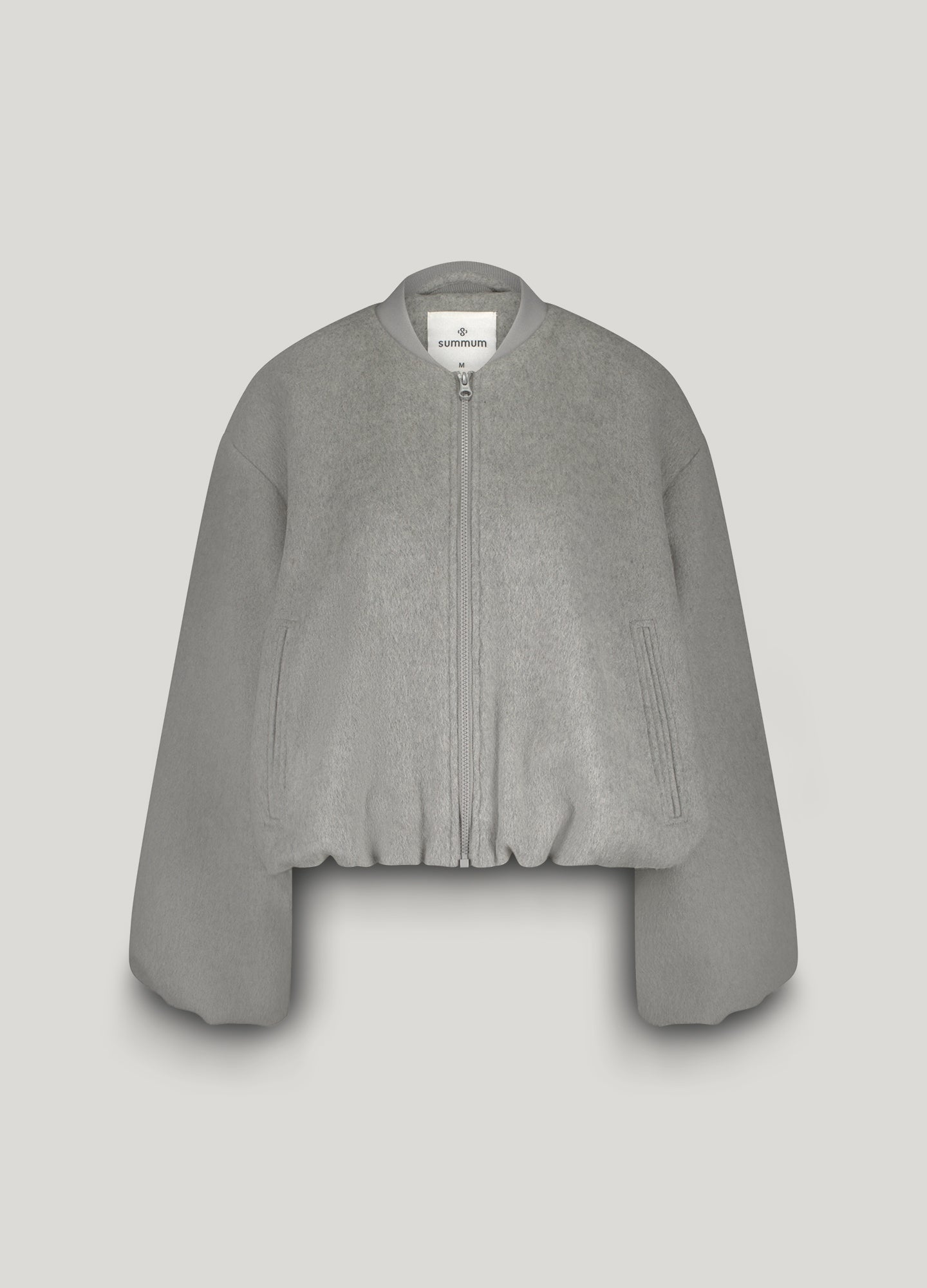 Bomber jacket in wool blend