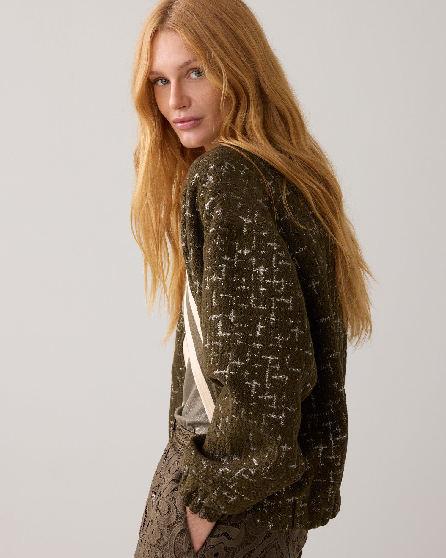 Bombervest jacquard/foam