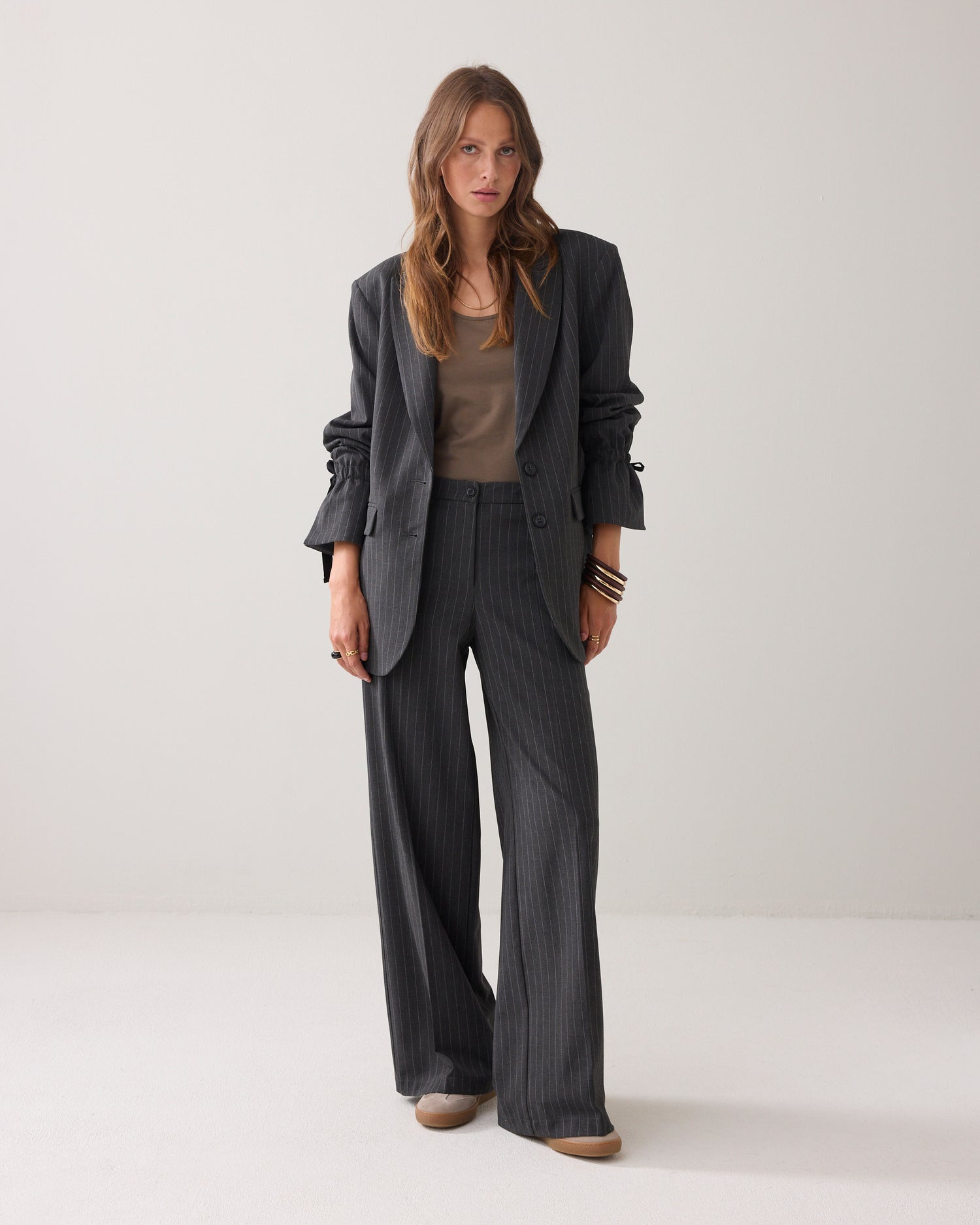 Boyfriend blazer pinstripe