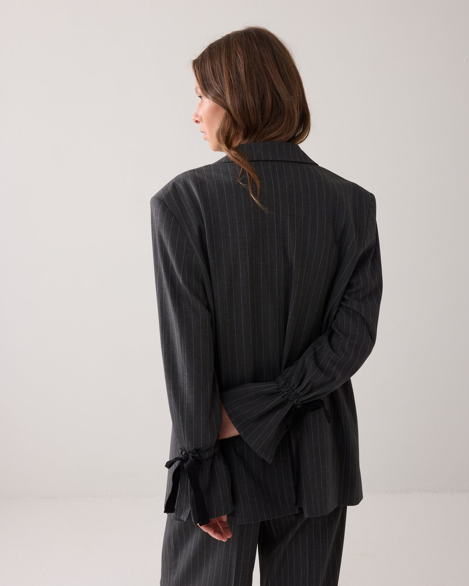 Boyfriend blazer pinstripe