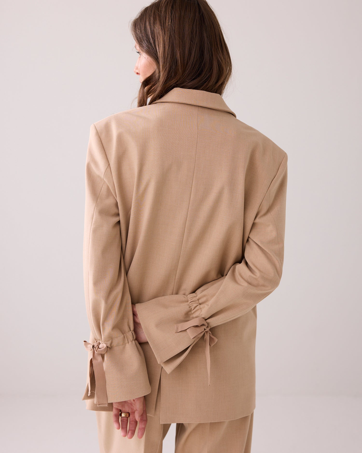 Boyfriend blazer gemêleerd