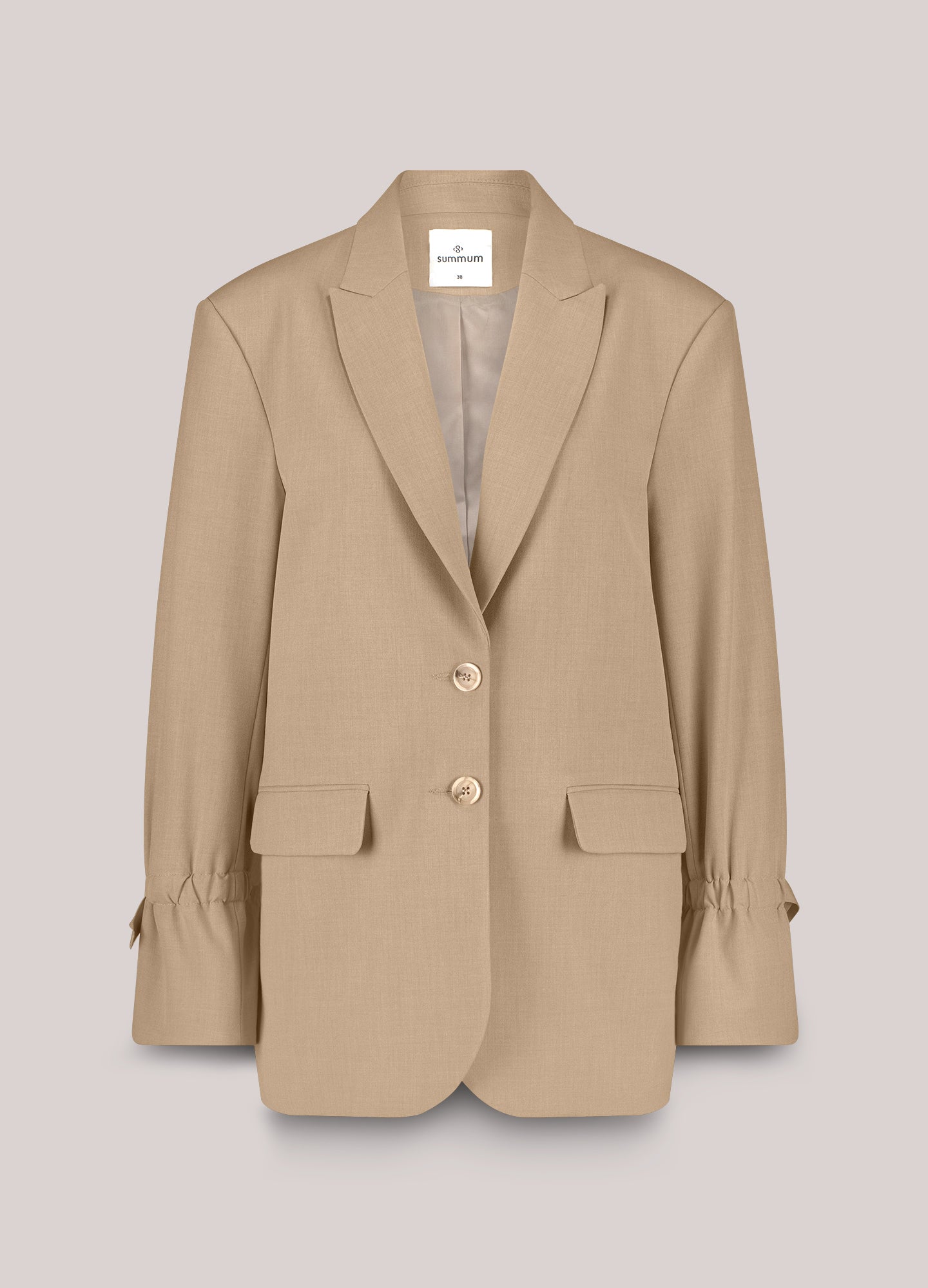 Melange boyfriend blazer