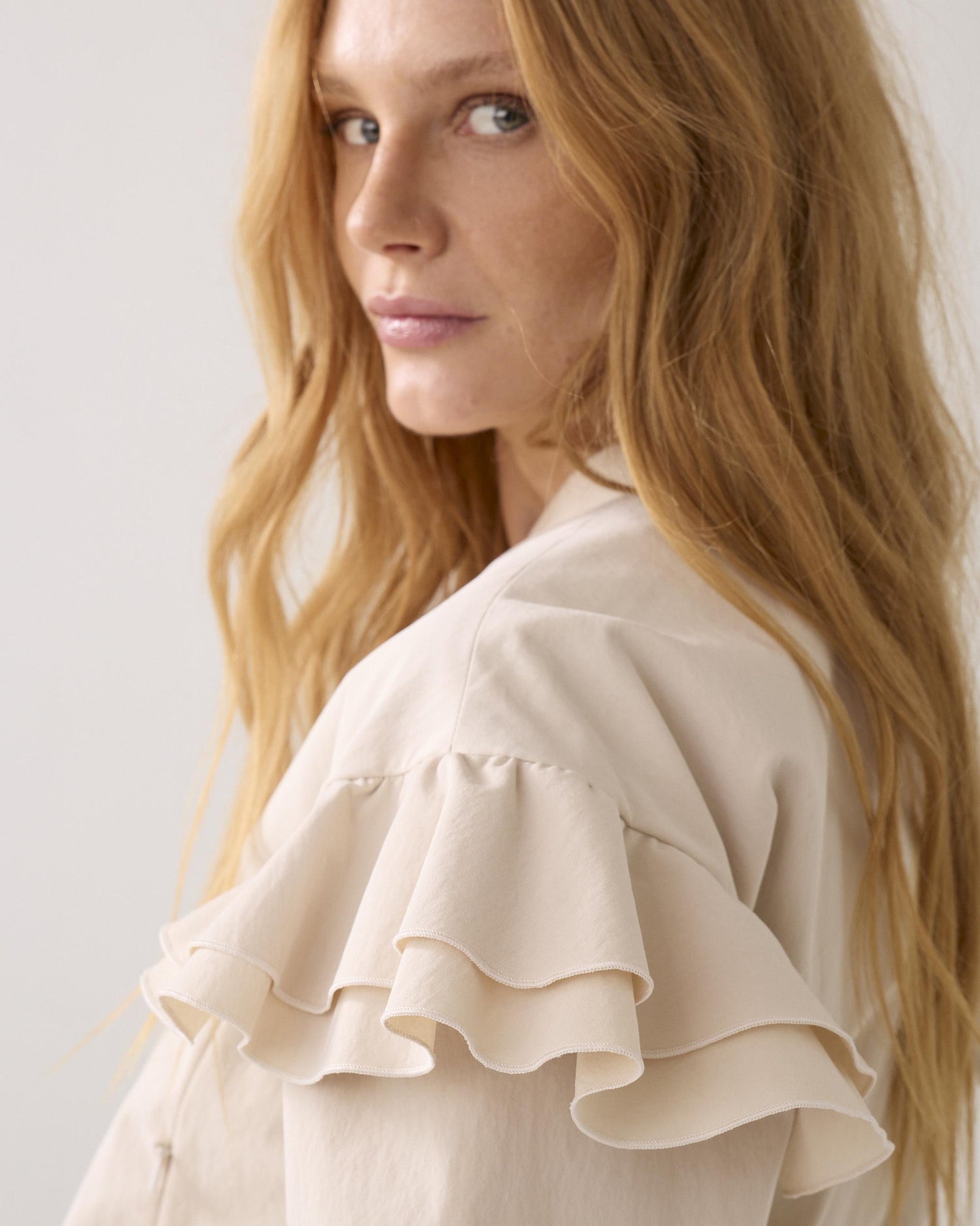 Blouson bombardier en coton mélangé