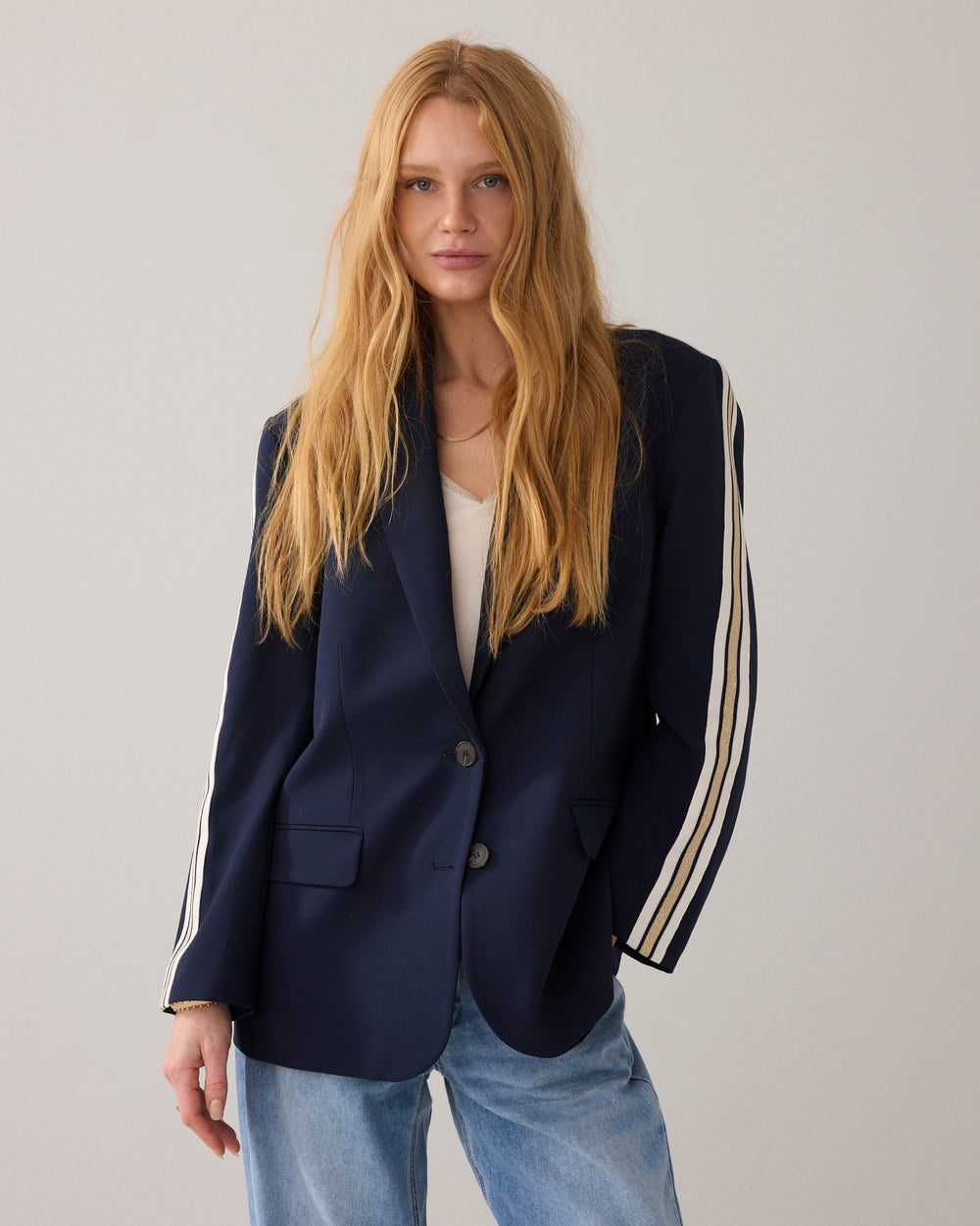 Sporty boyfriend blazer