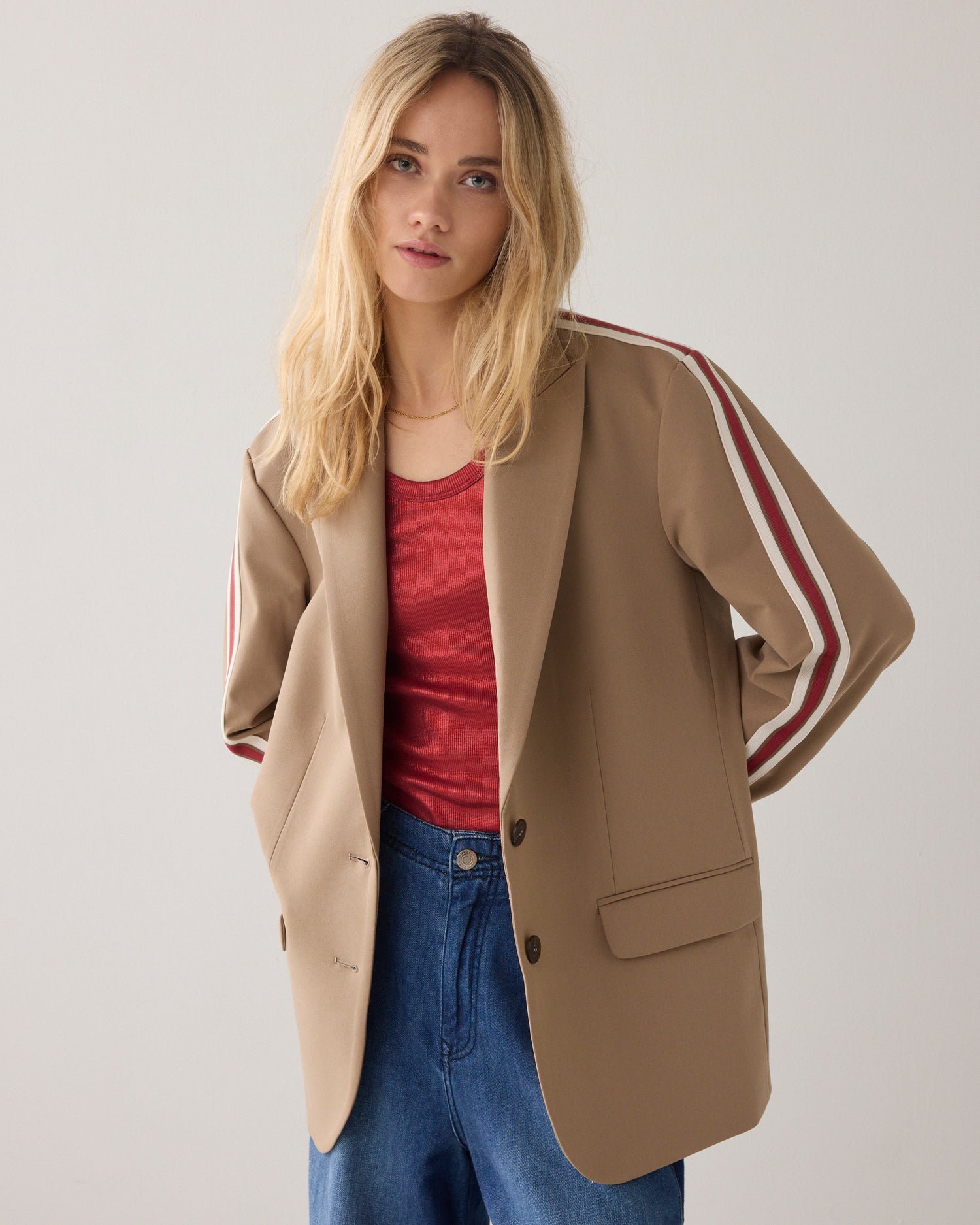 Sporty boyfriend blazer