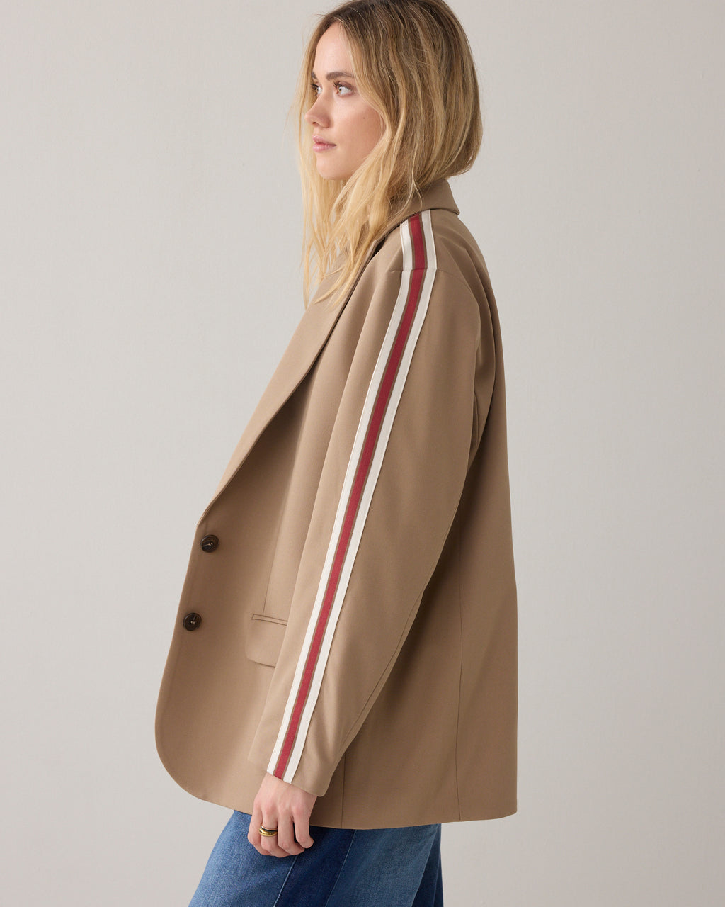 Sporty boyfriend blazer