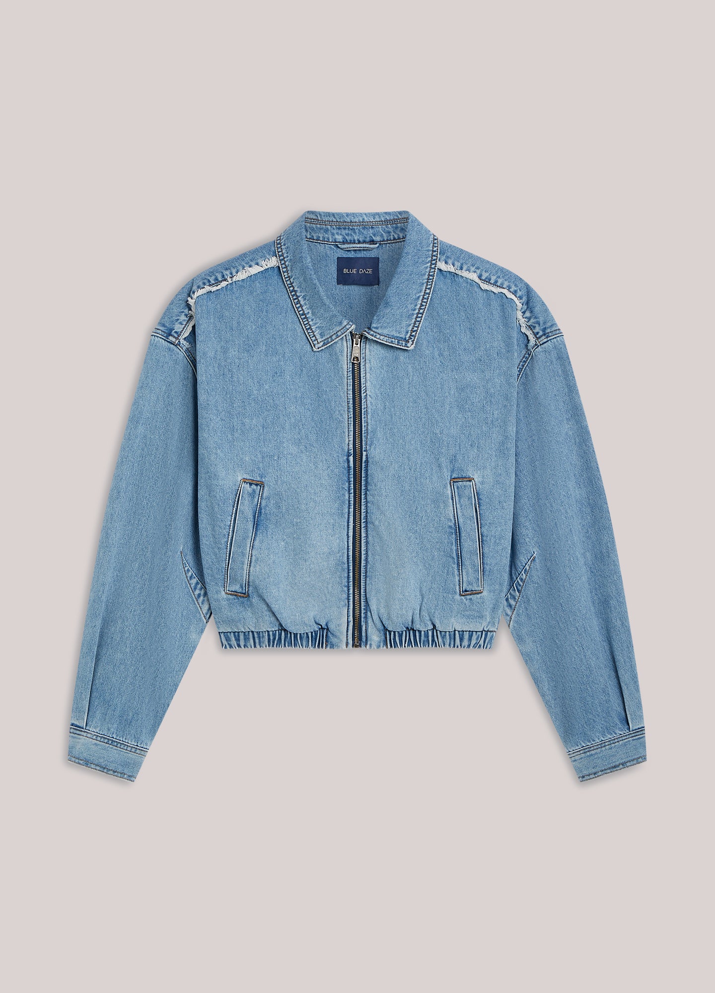 Deconstructed bomber jacket