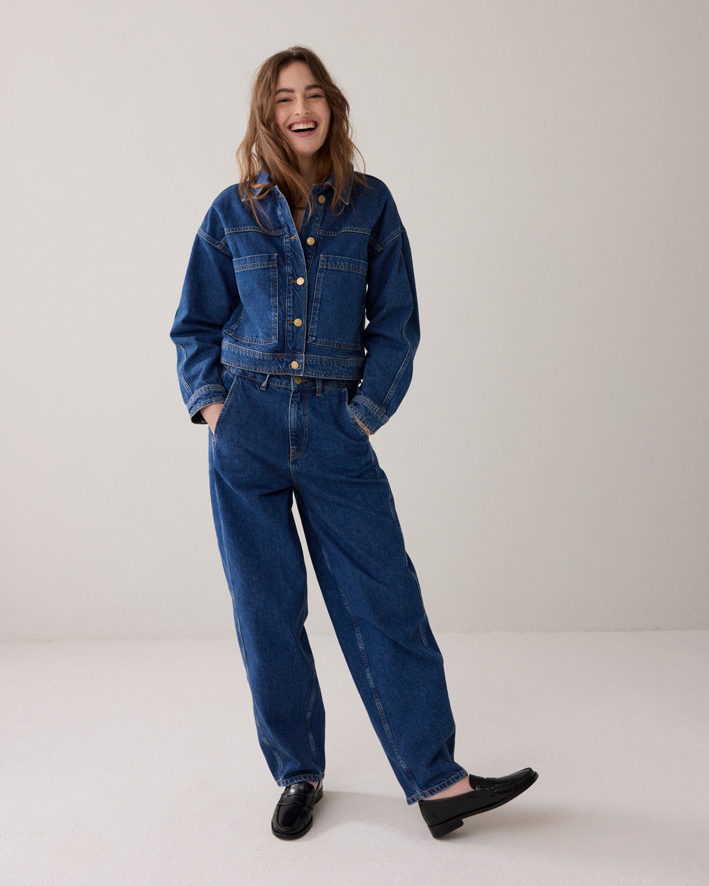 Boxy denim jacket
