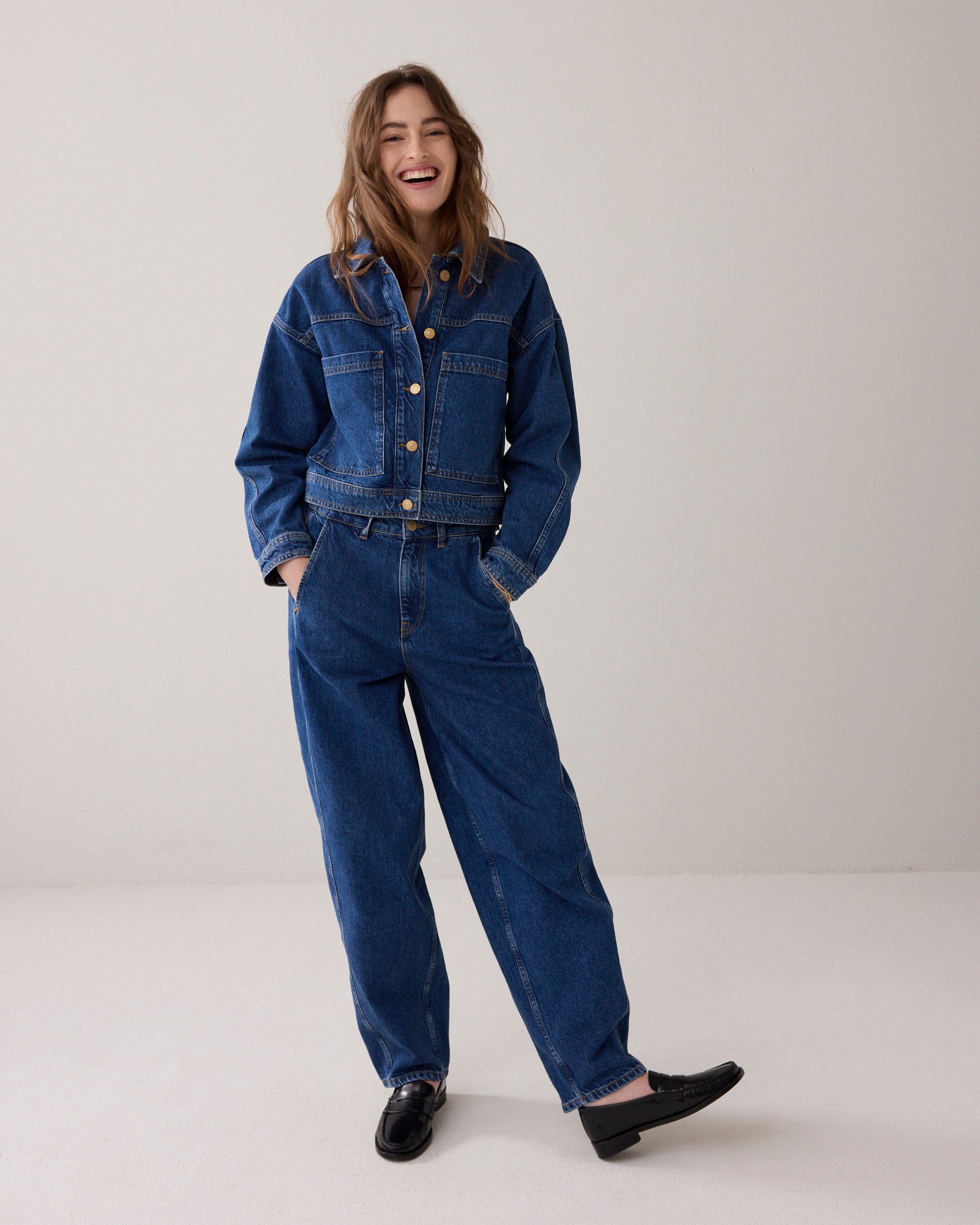 Boxy denim jacket