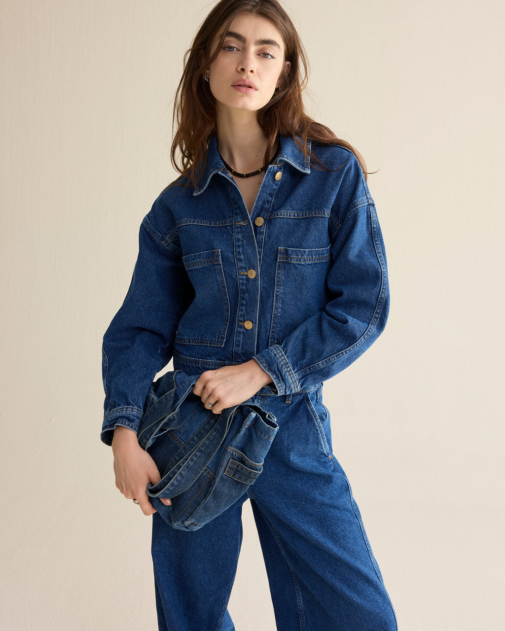 Boxy denim jacket
