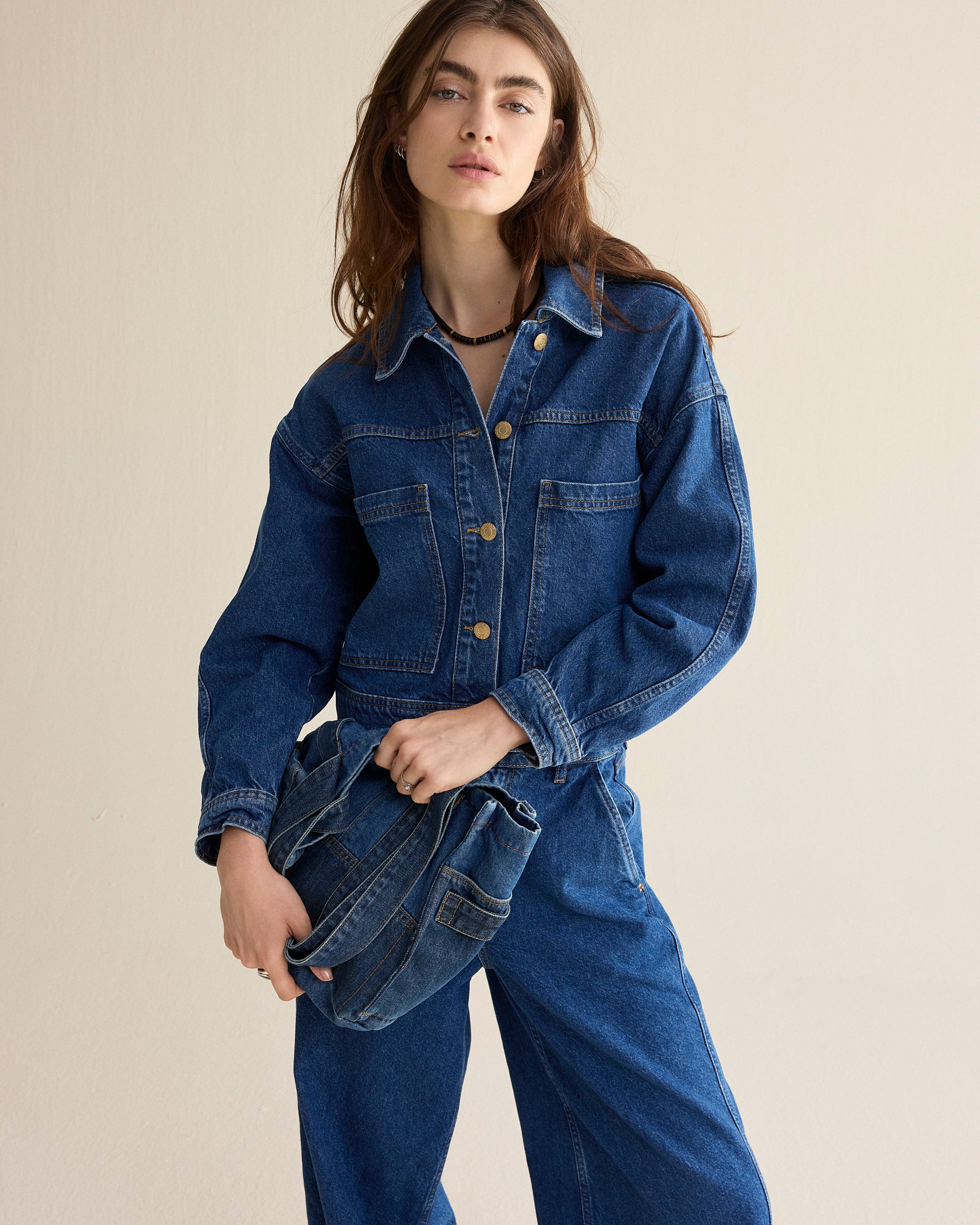 Boxy denim jacket