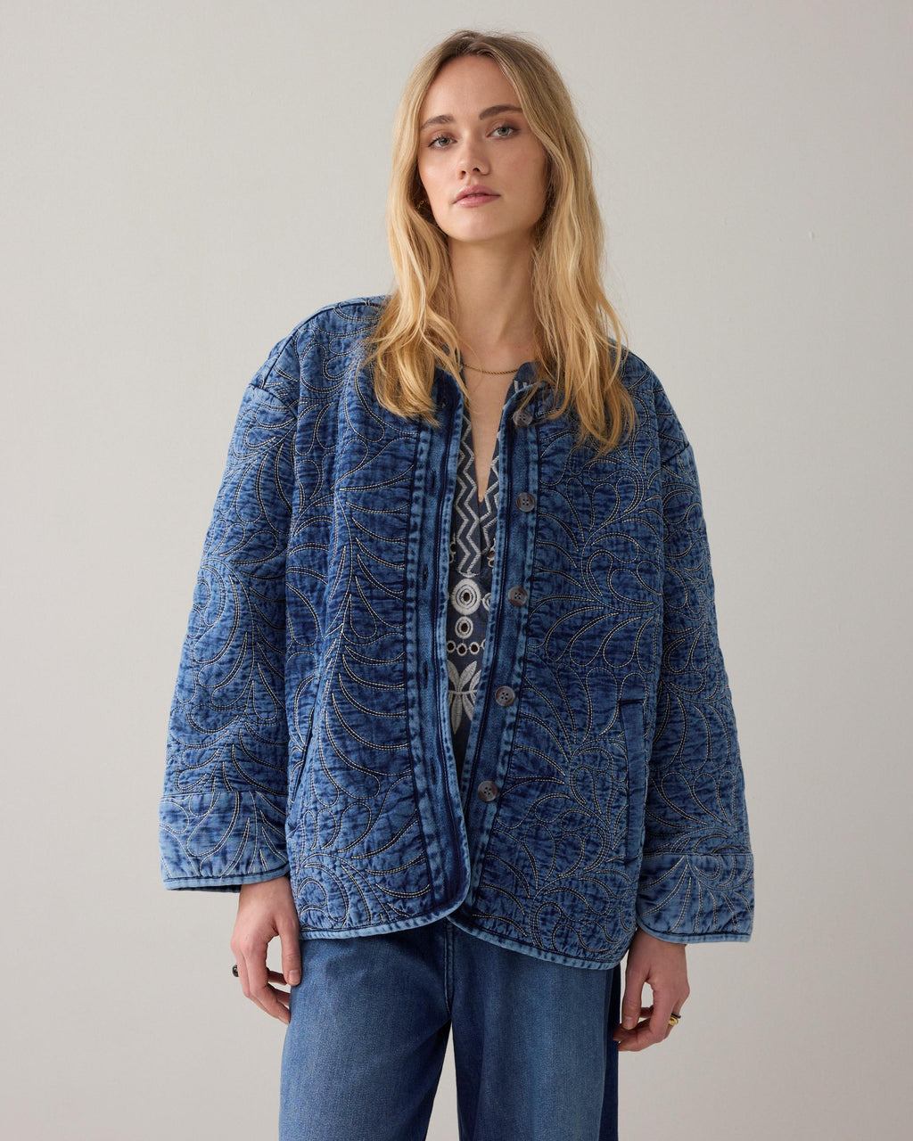 Quilted tussenjas
