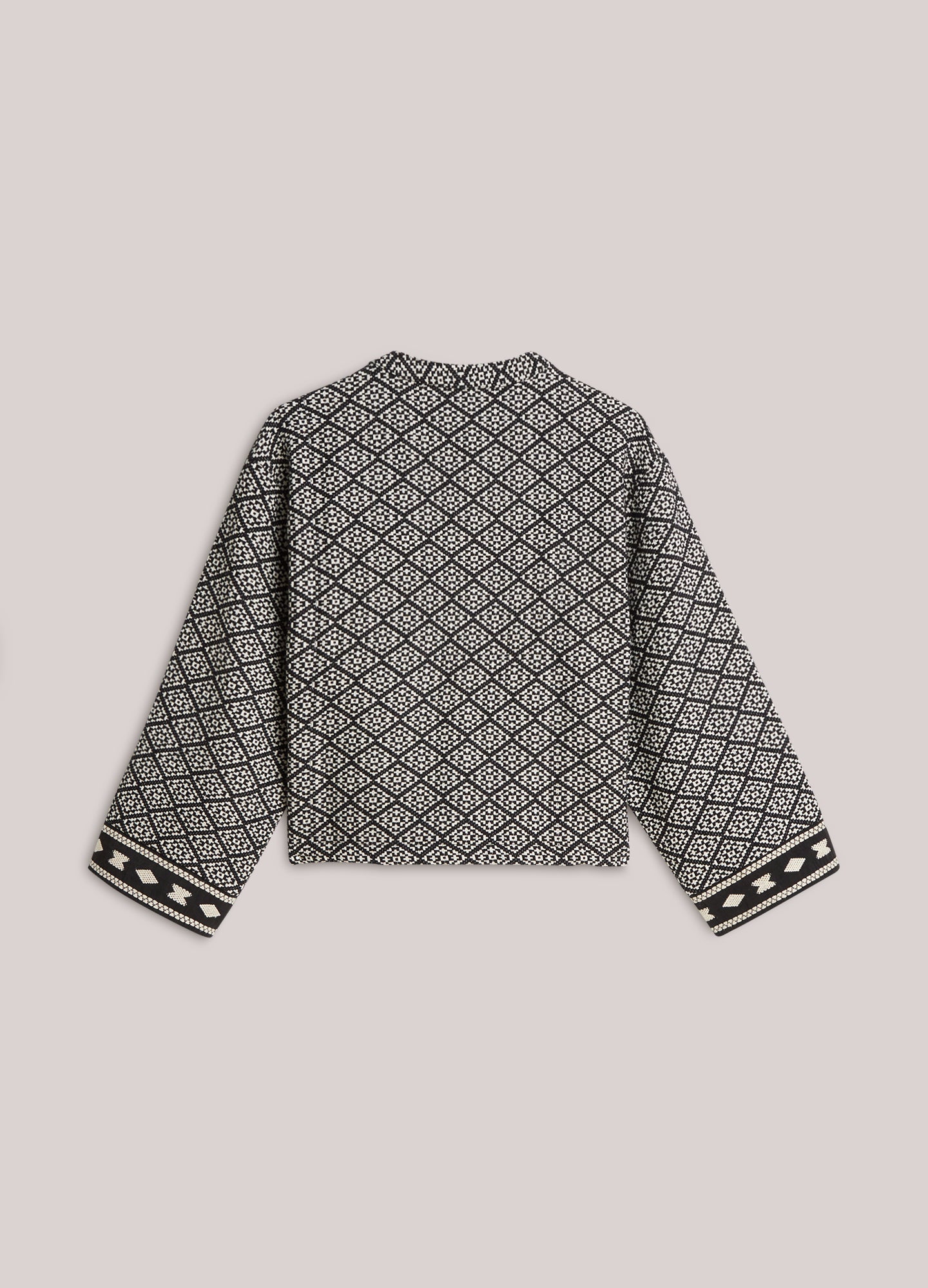 Reversible kimonojasje jacquard