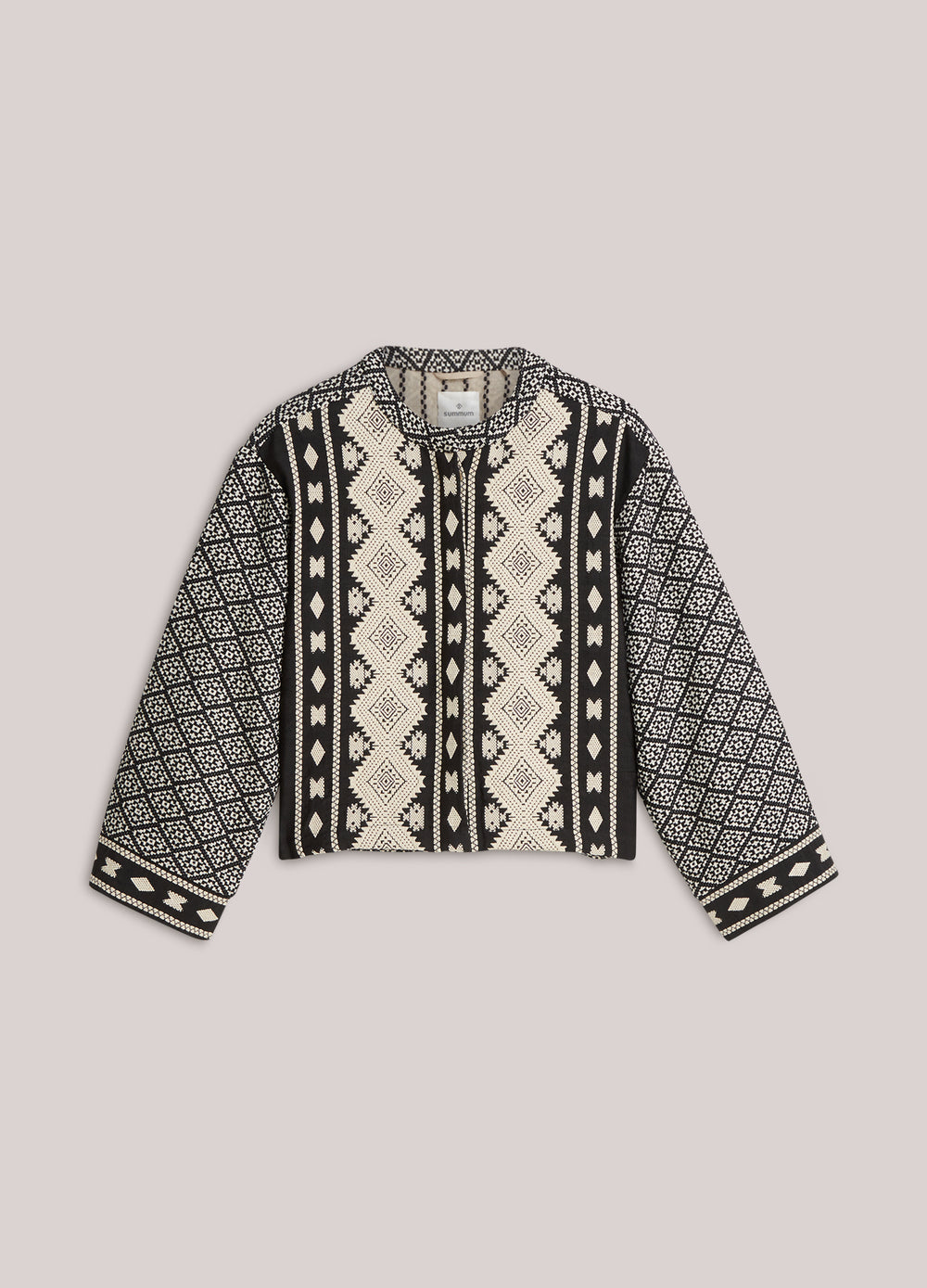 Reversible kimonojasje jacquard