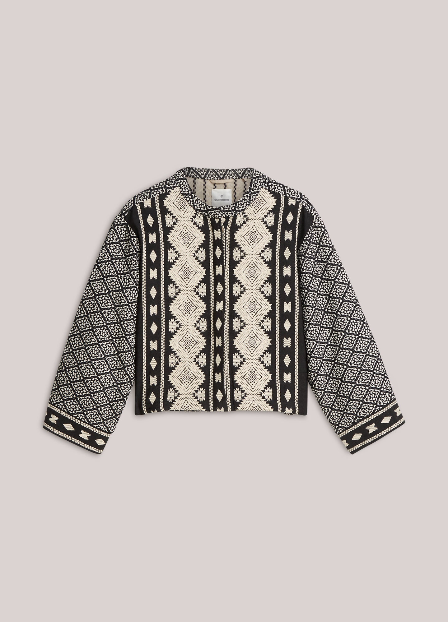 Reversible kimonojasje jacquard