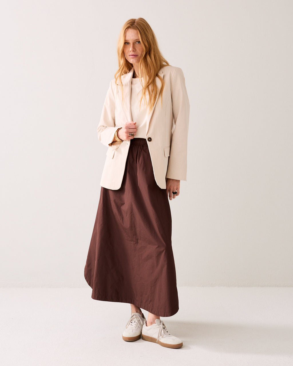 Bestseller getailleerde blazer katoenblend