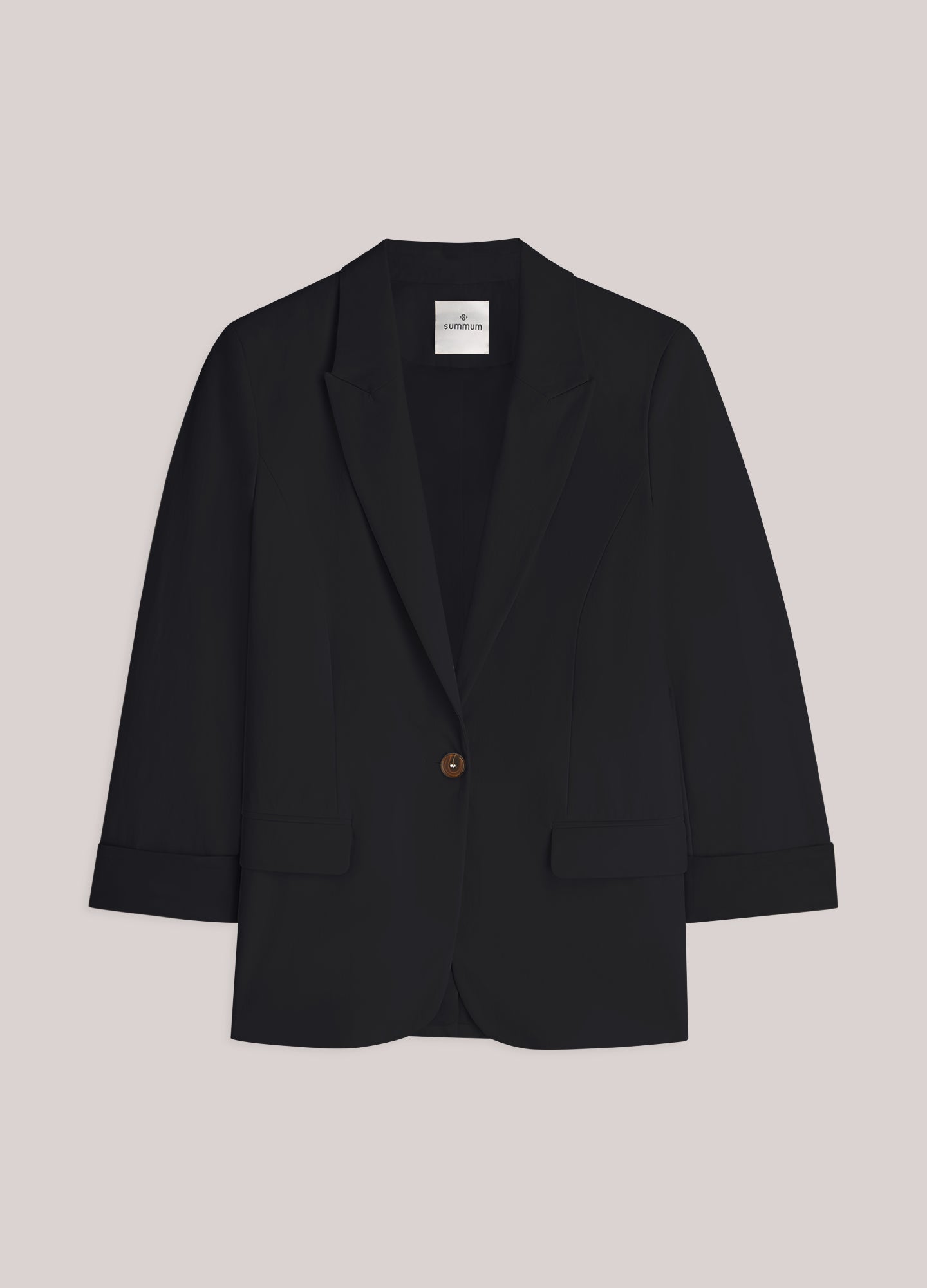 Blazer cintrébestseller en coton mélangé