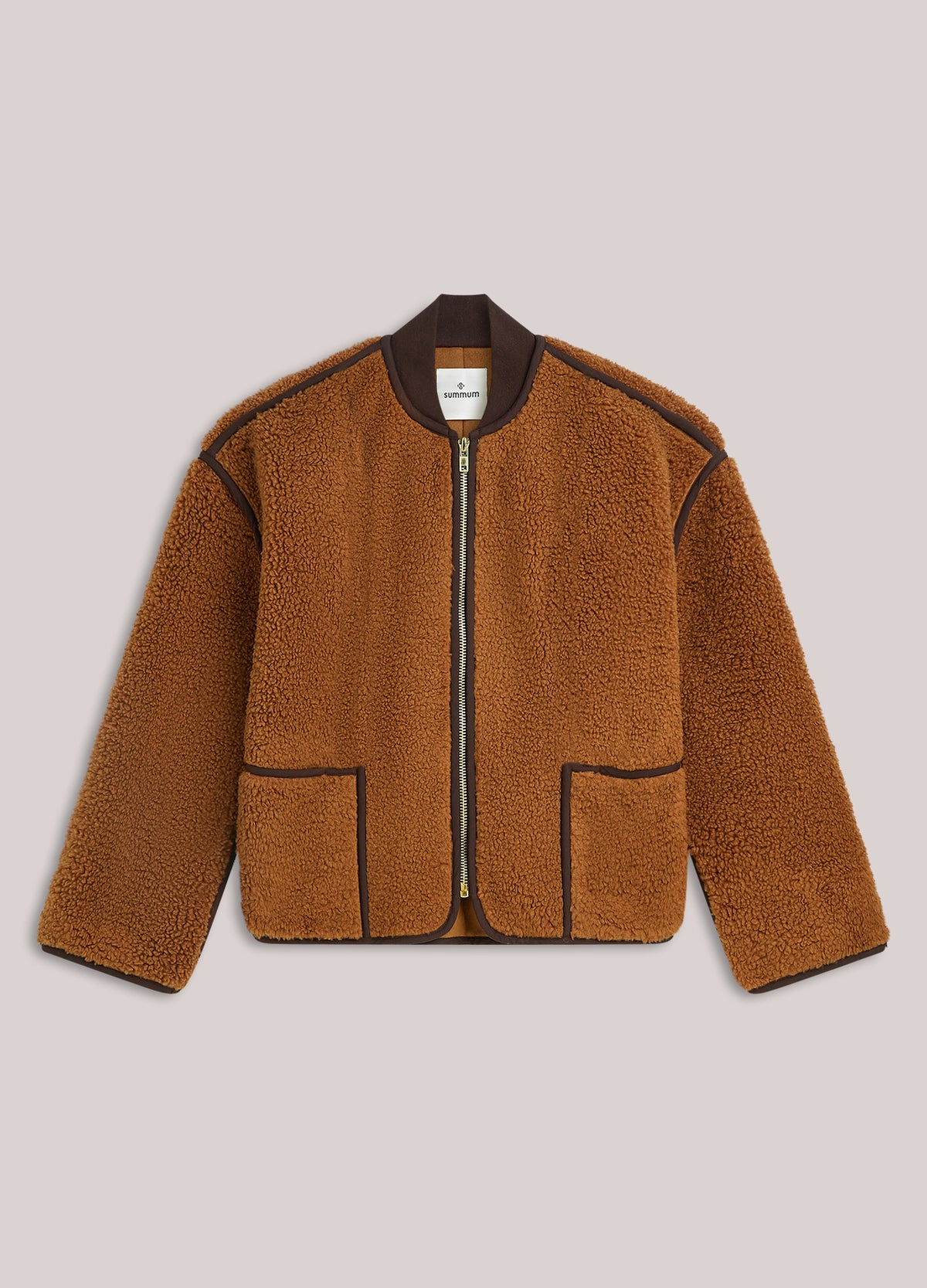 Reversible teddy jacket