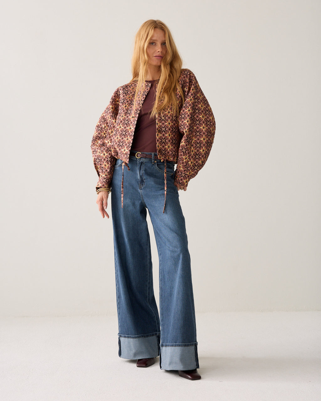 Jasje lurex-jacquard