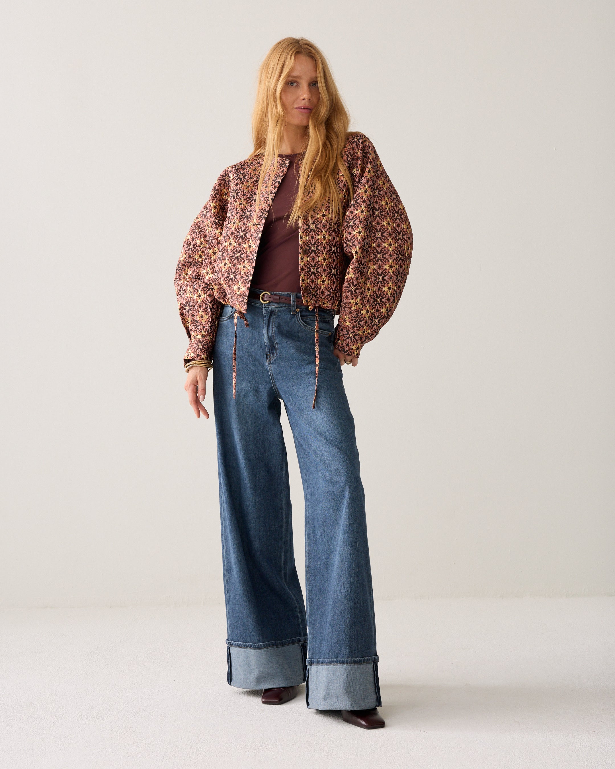 Jasje lurex-jacquard