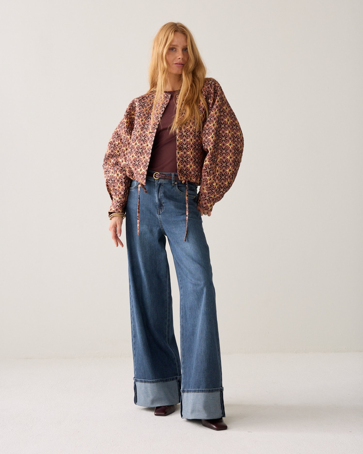 Jacke Lurex-Jacquard
