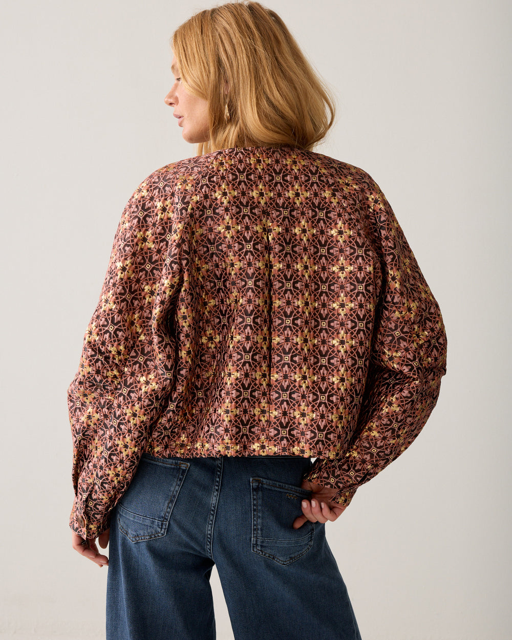 Jasje lurex-jacquard