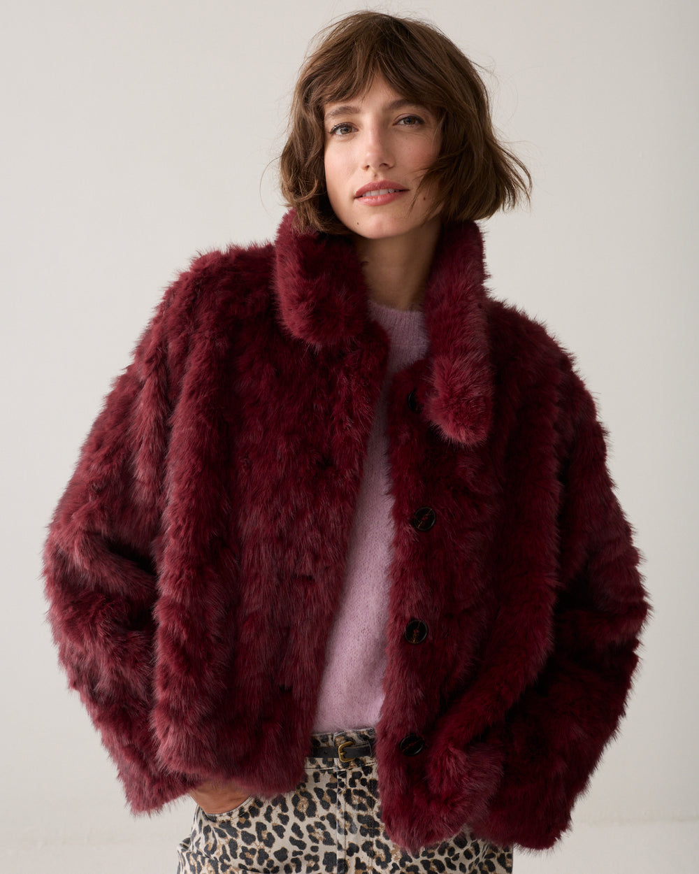 Jasje van zachte faux fur