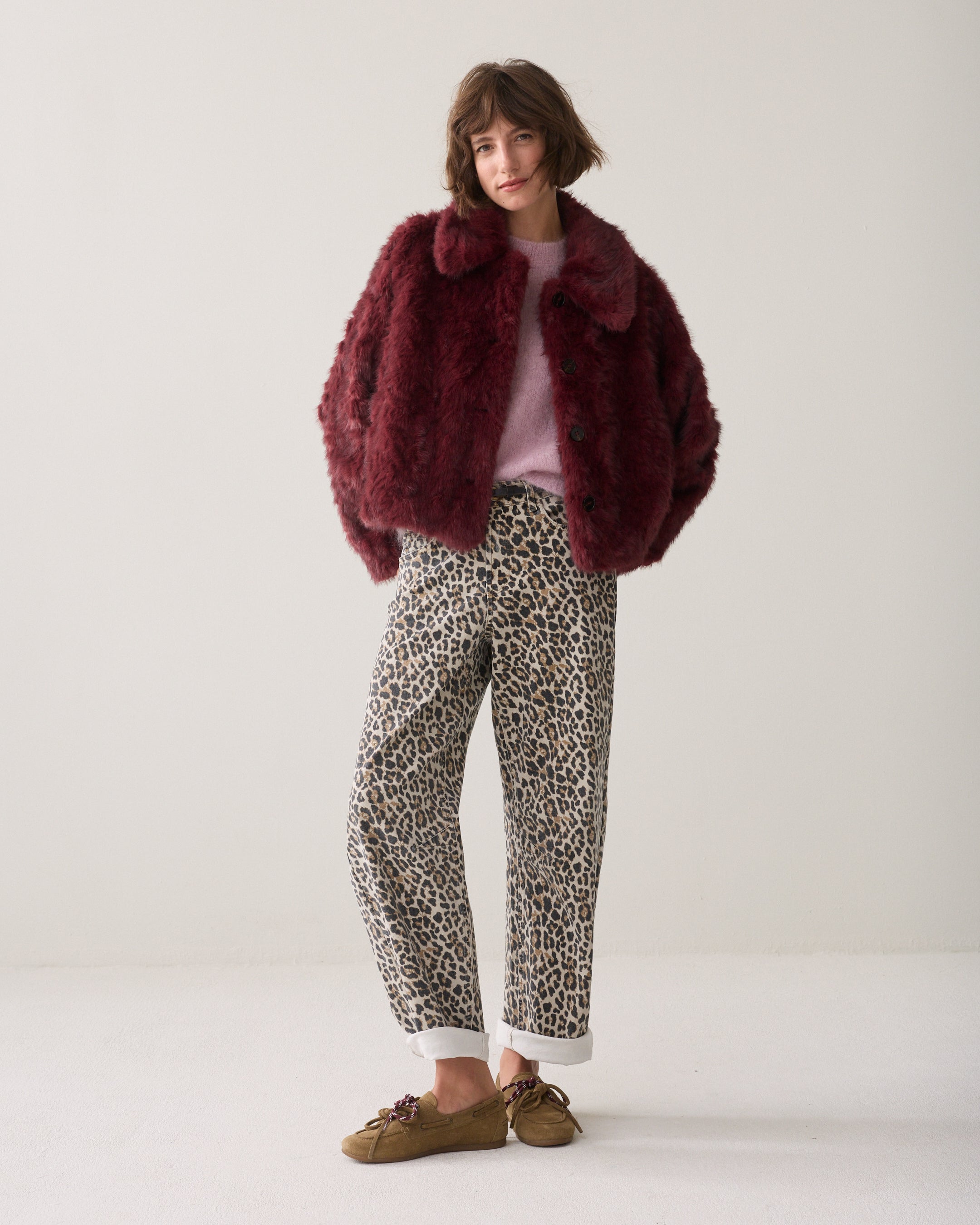 Jasje van zachte faux fur