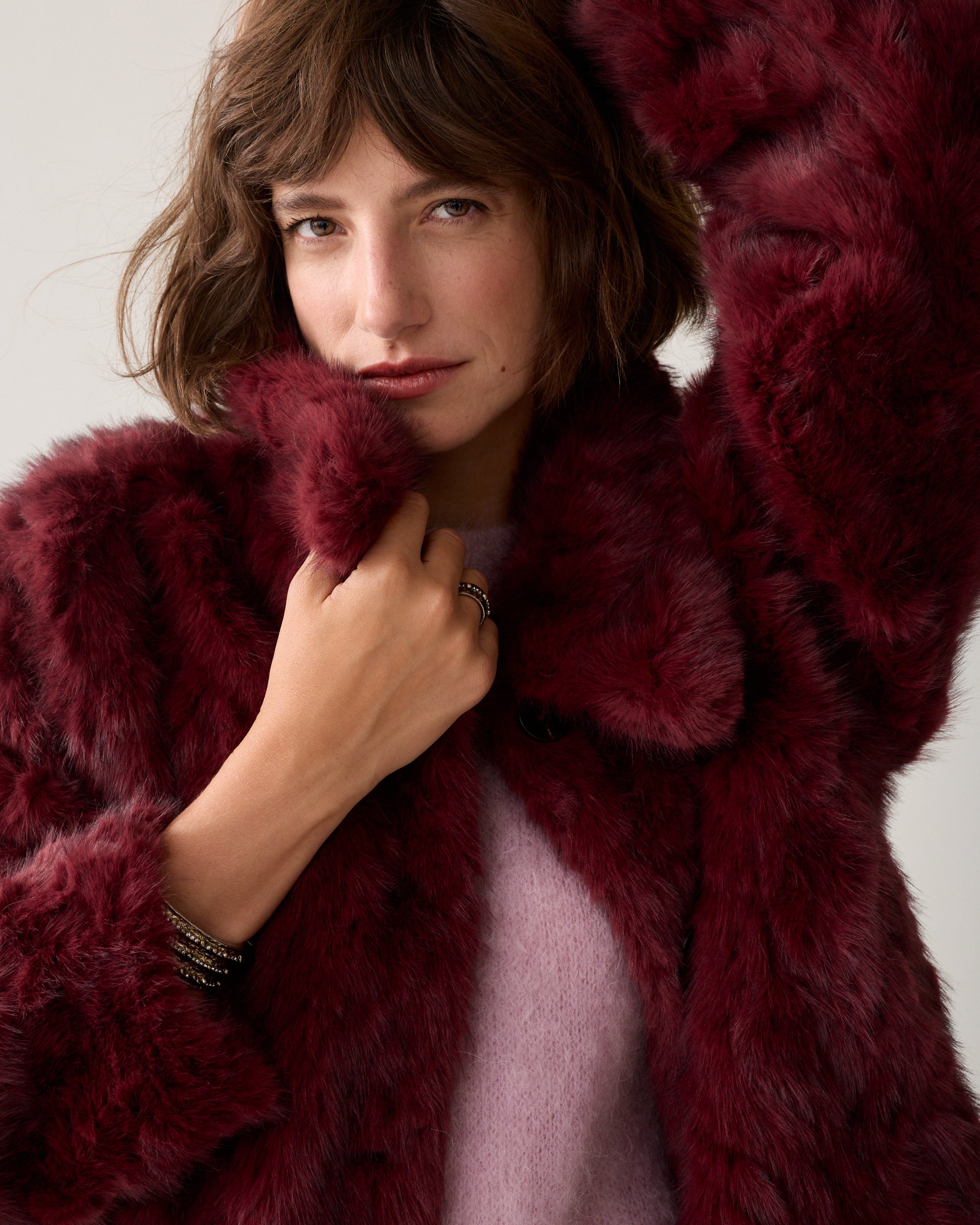 Jasje van zachte faux fur