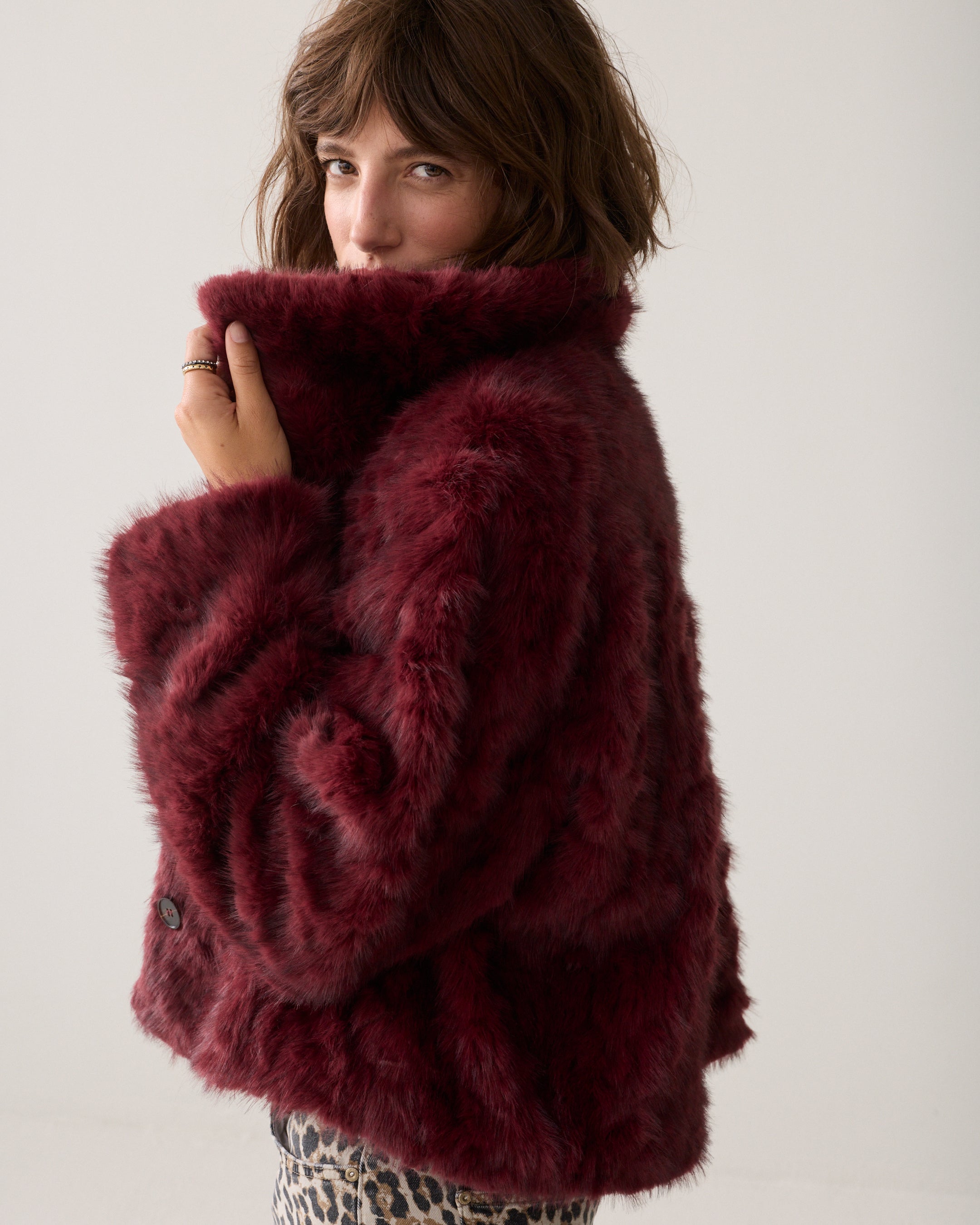 Jasje van zachte faux fur