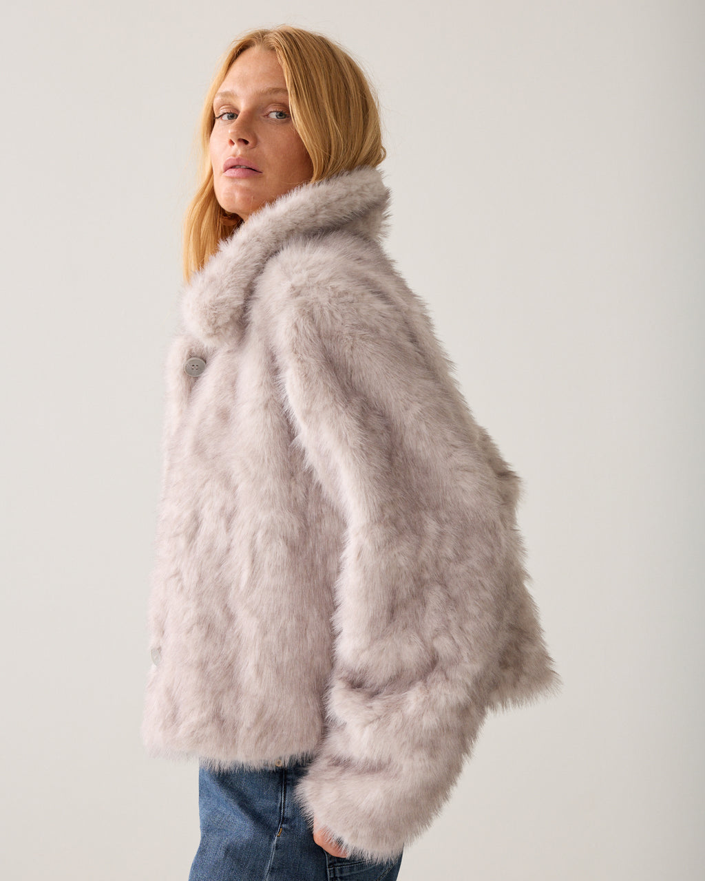Jasje van zachte faux fur