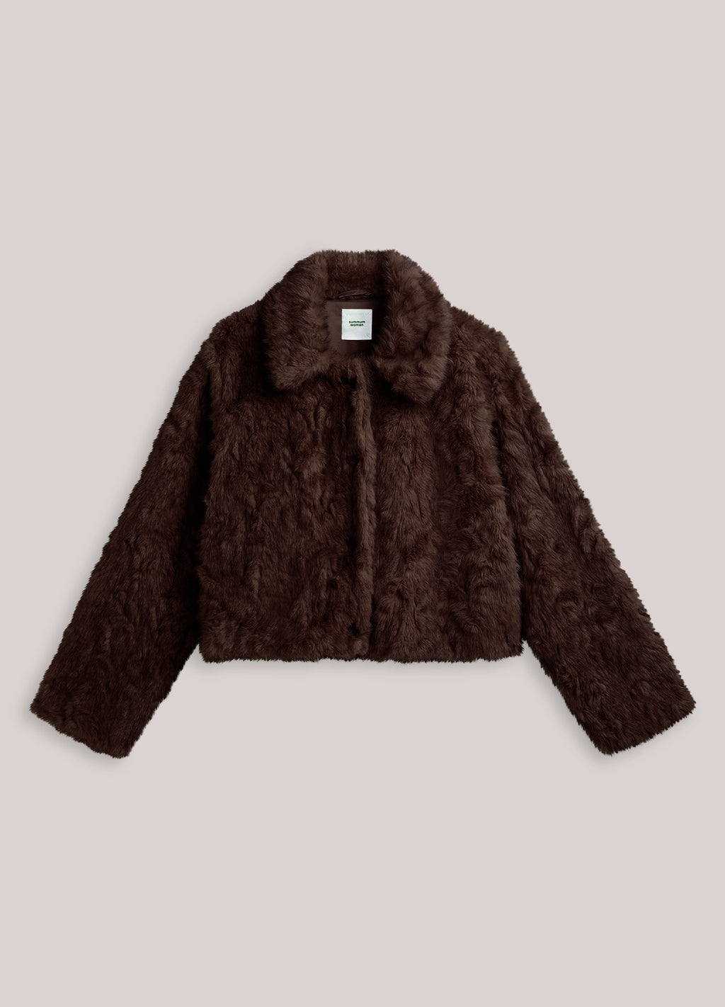 Jacke aus weichem Pelzimitat