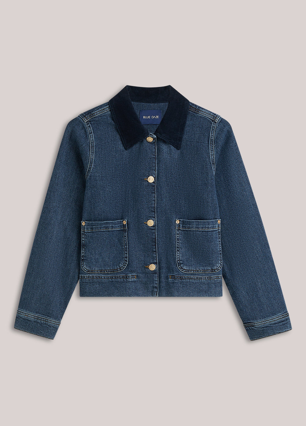 Cropped denim jacket