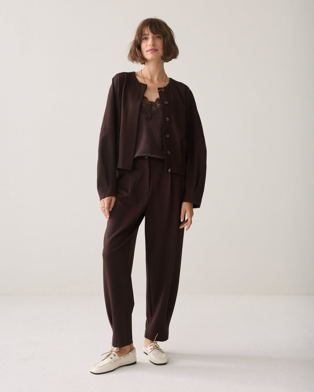 Jacket in Punto Milano