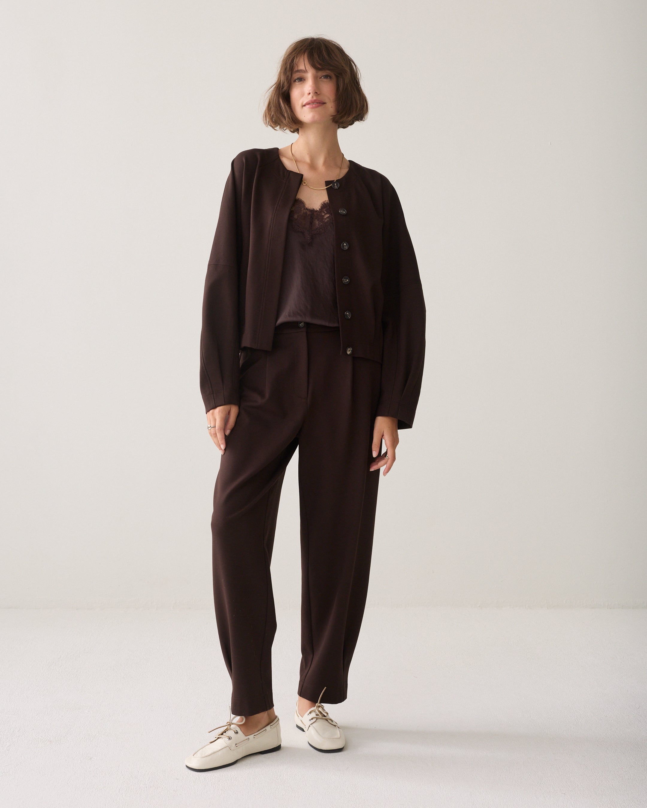 Jacket in Punto Milano