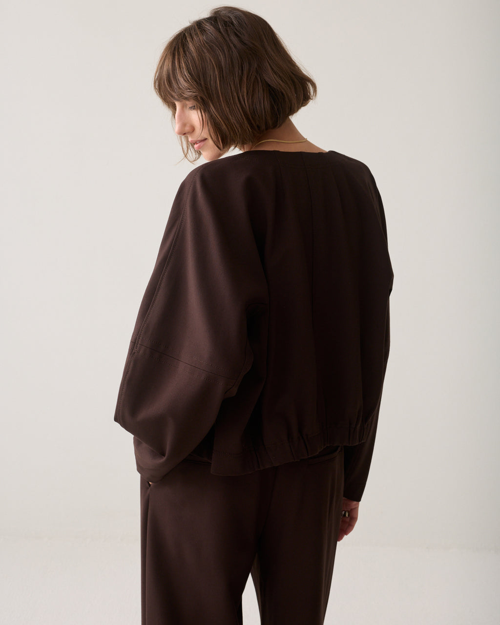 Jacket in Punto Milano