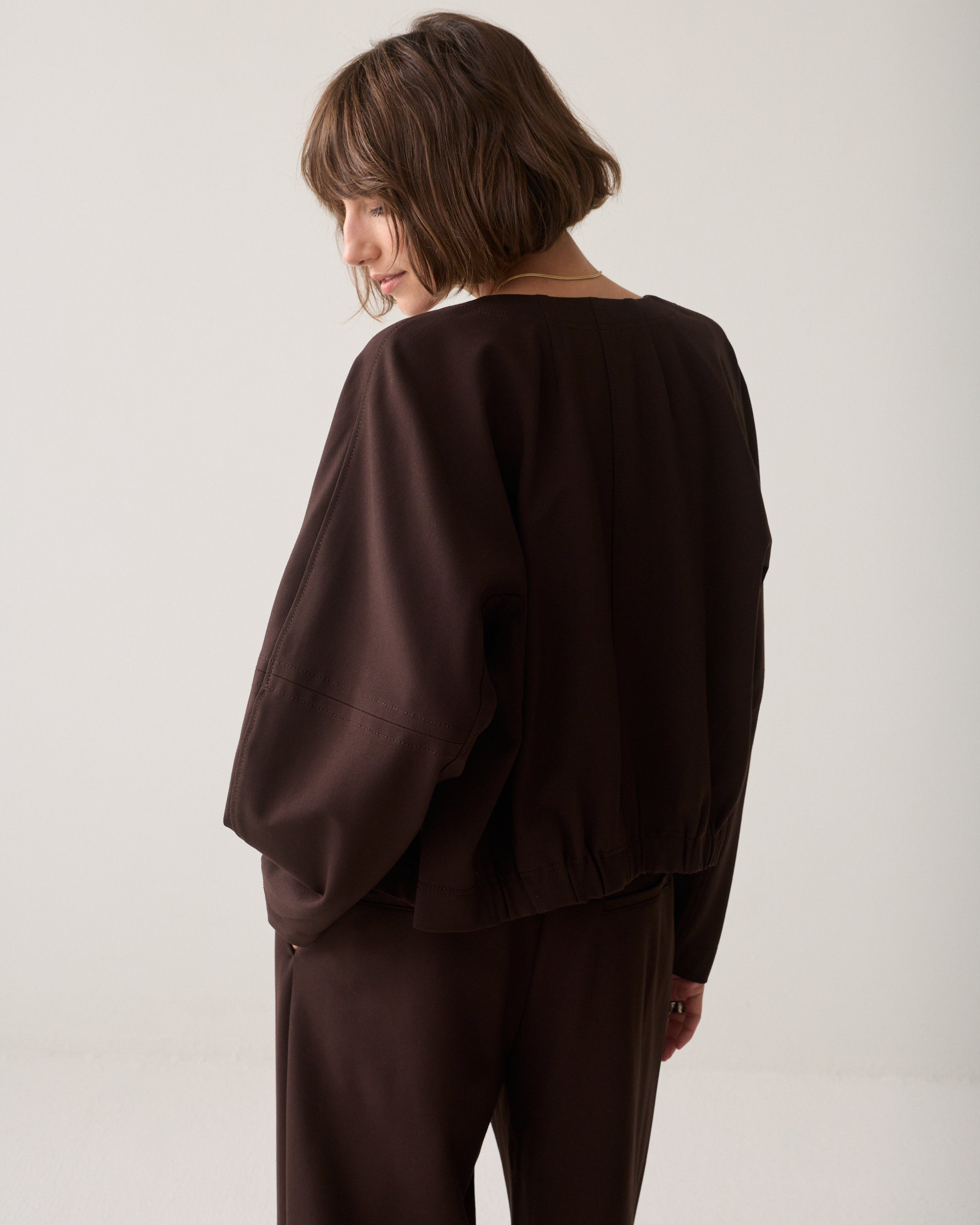 Jacket in Punto Milano