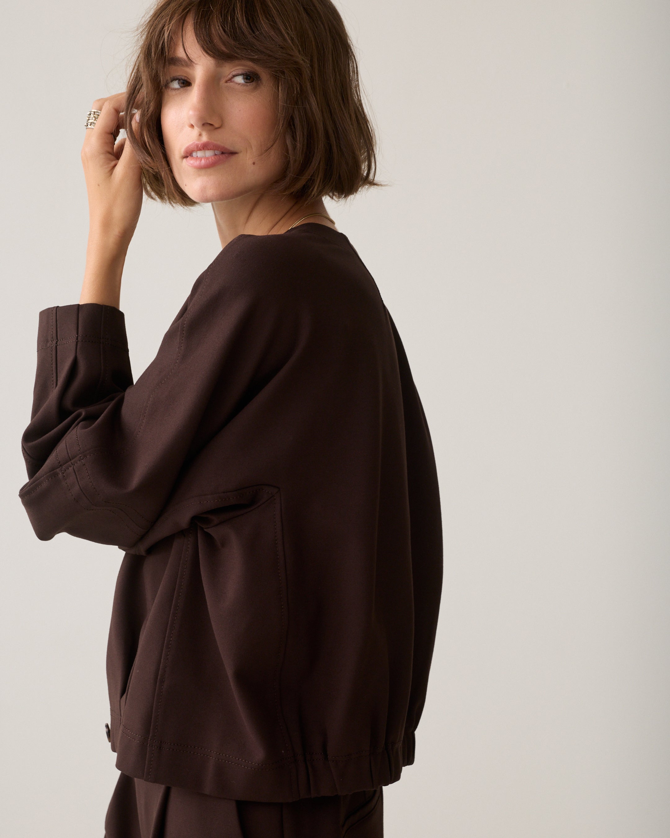 Jacket in Punto Milano