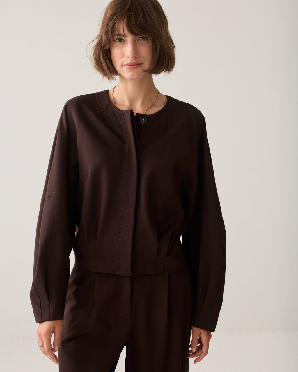 Jacket in Punto Milano