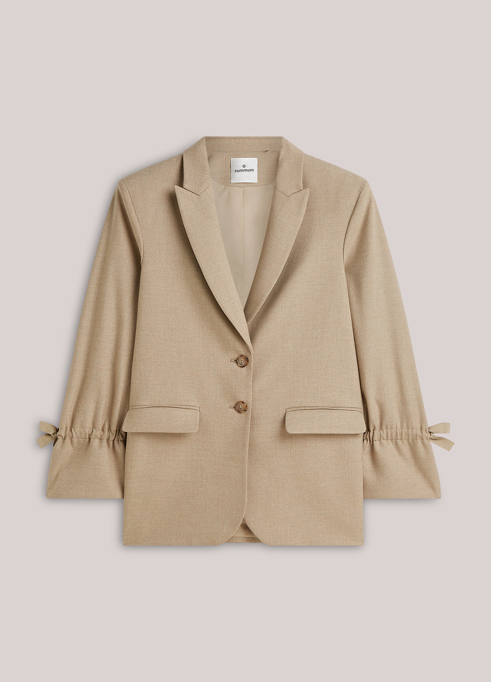 Boyfriend blazer strikmouw