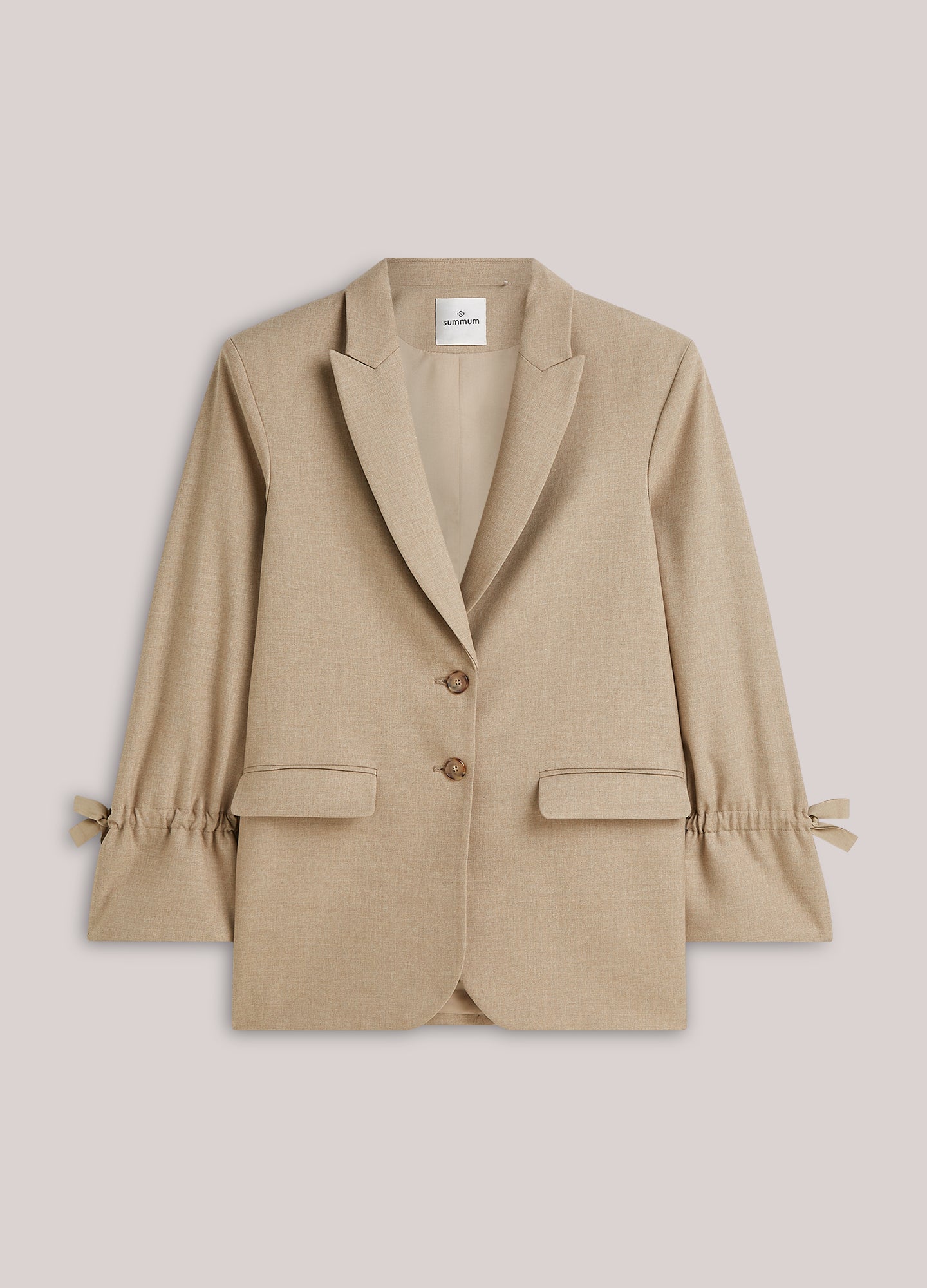 Boyfriend blazer strikmouw